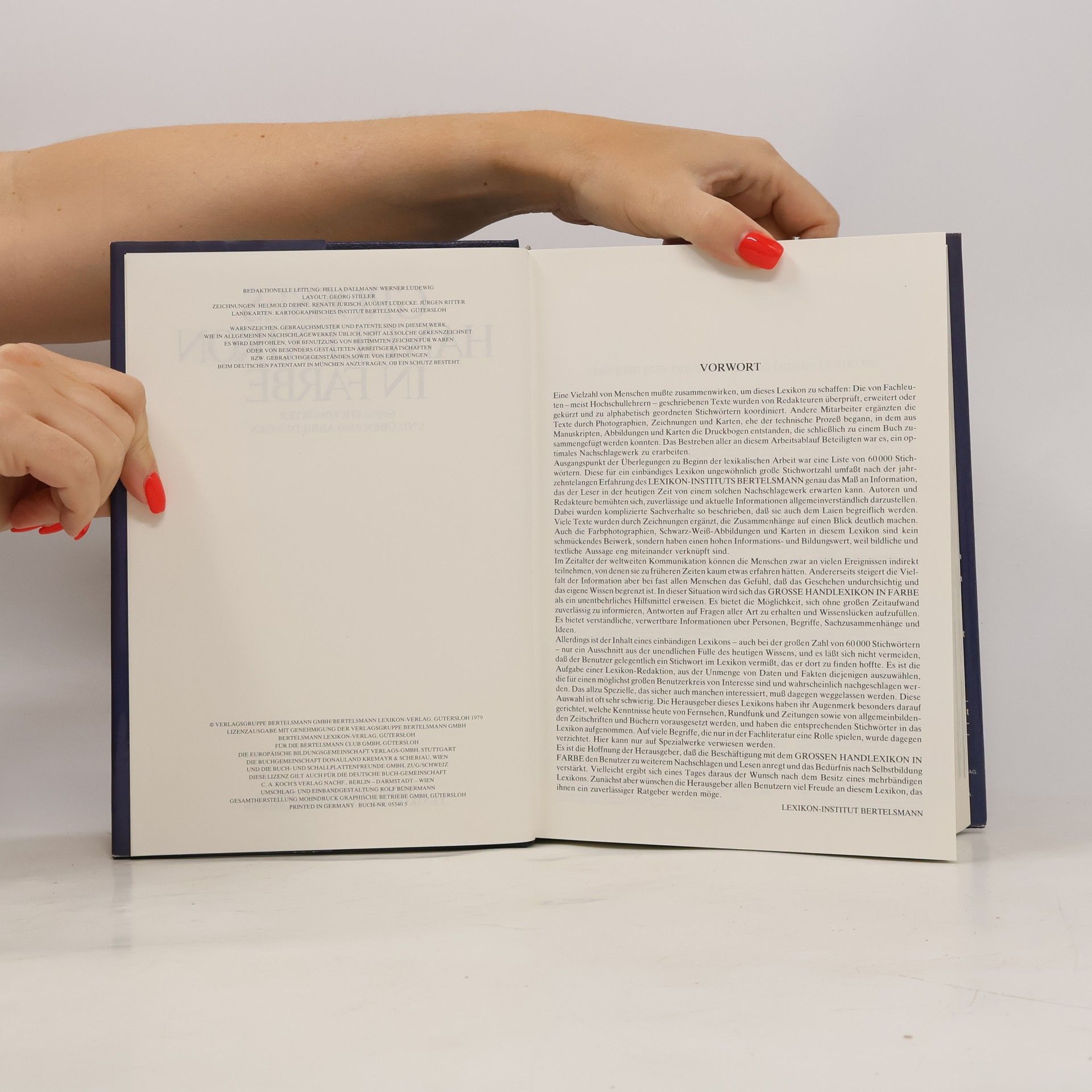Autorenkollektiv Grosses Handlexikon in Farbe