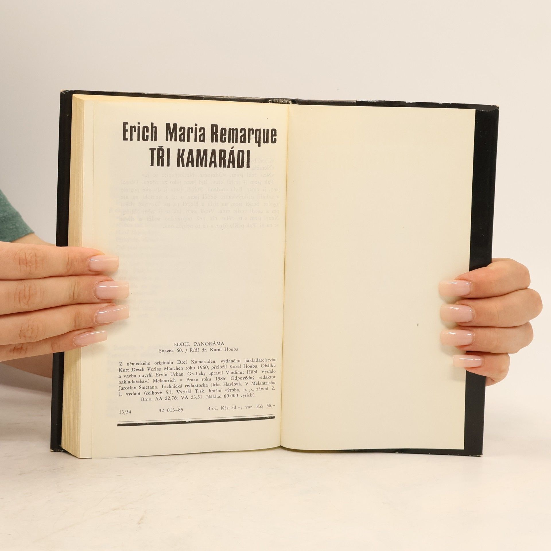 Erich Maria Remarque Tři kamarádi