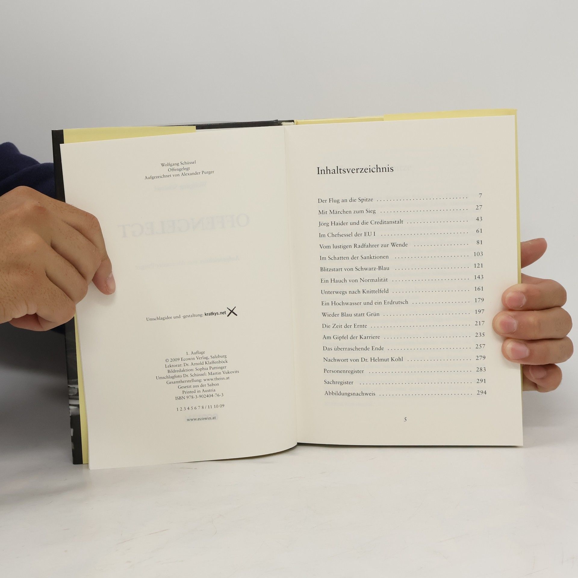 Wolfgang Schüssel Offengelegt