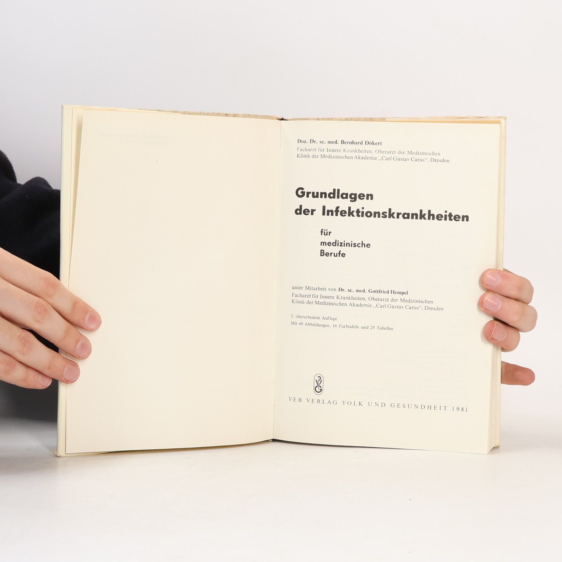 Bernhard Dökert Grundlagen der Infektions Krankheiten für medizinische Berufe