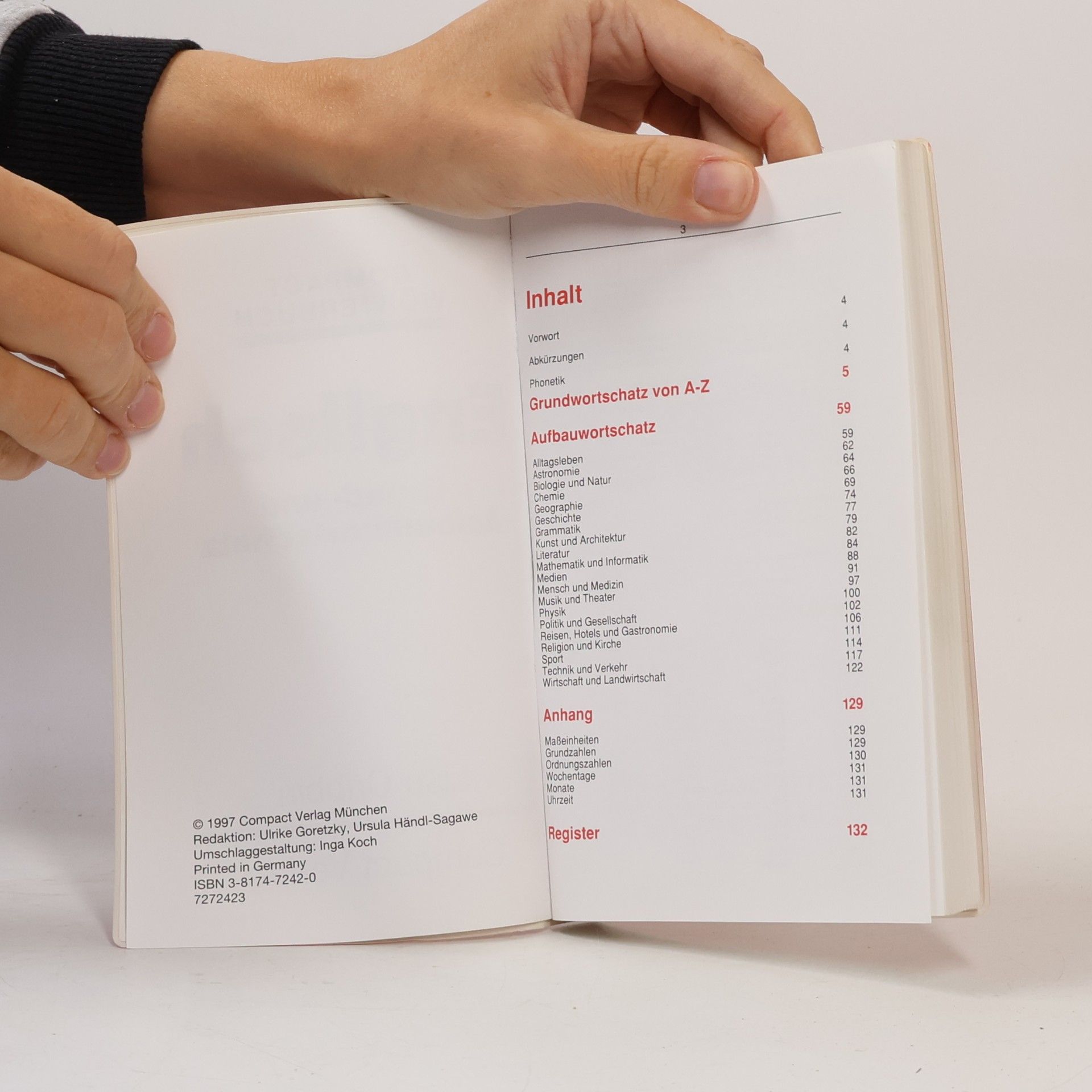 Lise Gribbin Compact Wörterbücher, Englisch Grundwortschatz und Aufbauwortschatz