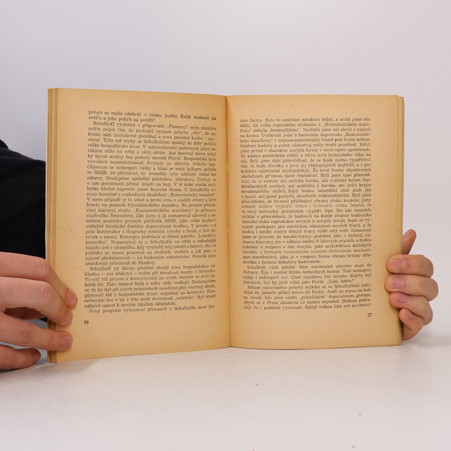 Ervín Schulhoff Vzpomínky, studie a dokumenty