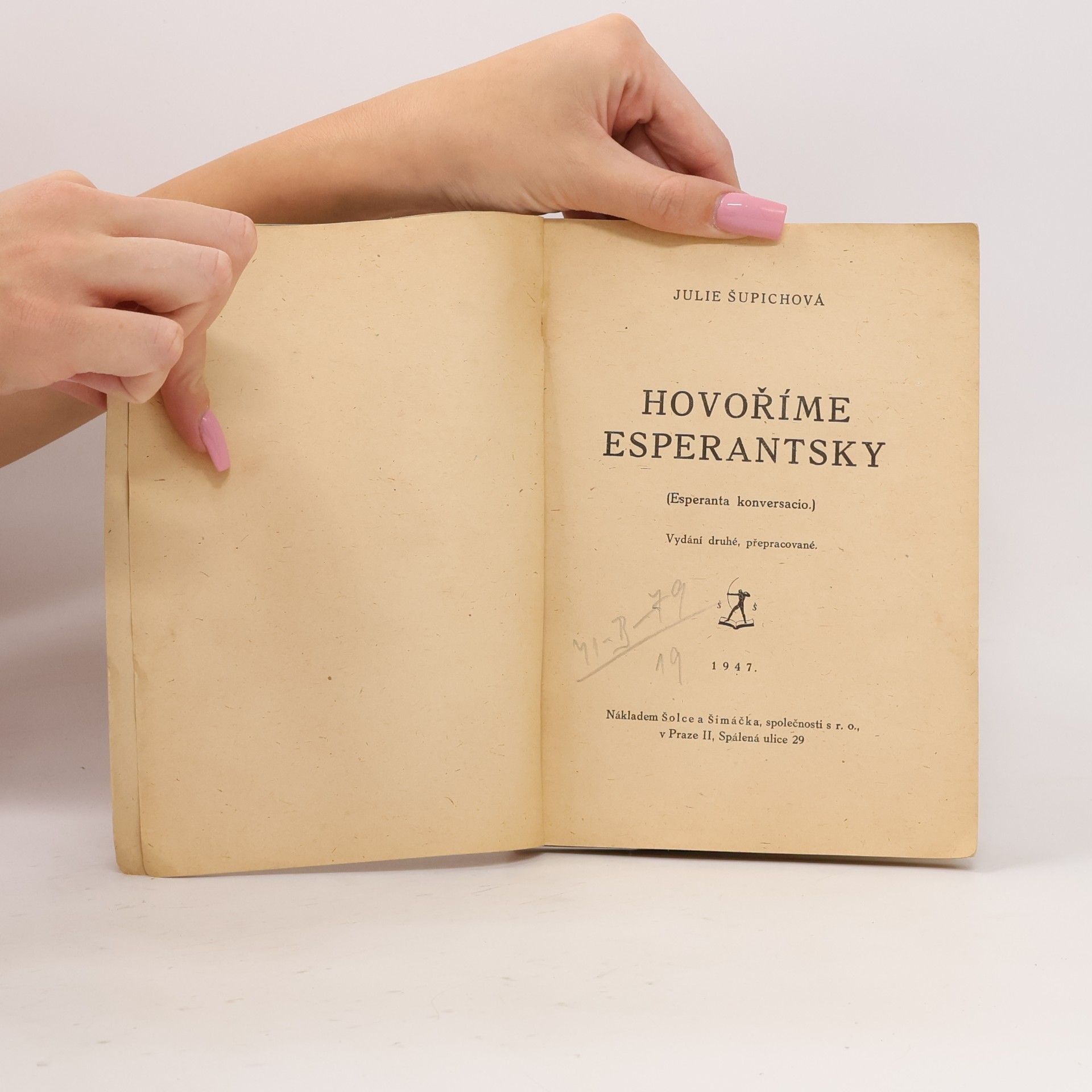 Julie Šupichová Hovoříme esperantsky