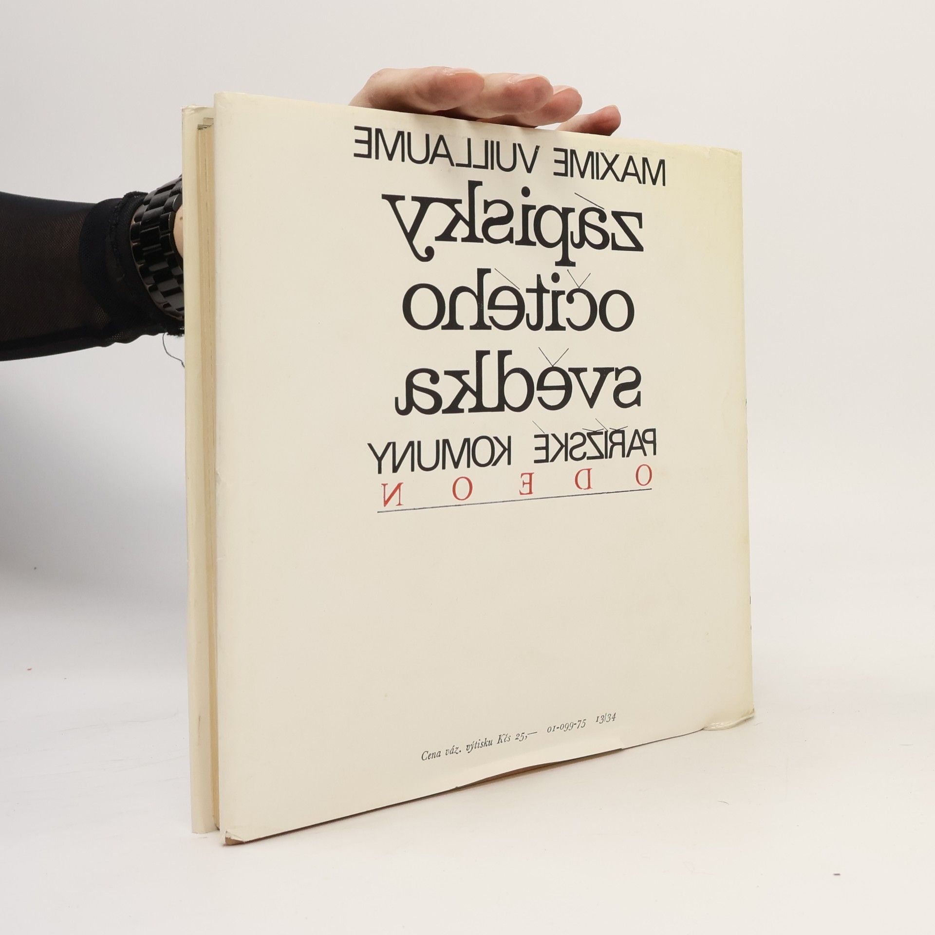 Maxime Vuillaume Zápisky očitého svědka Pařížské komuny