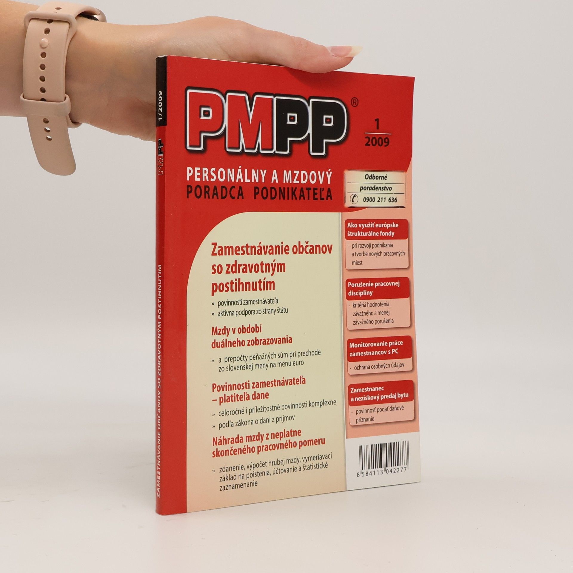 Collectif d'auteurs Personálny a mzdový poradca podnikateĺa PMPP 1/2009