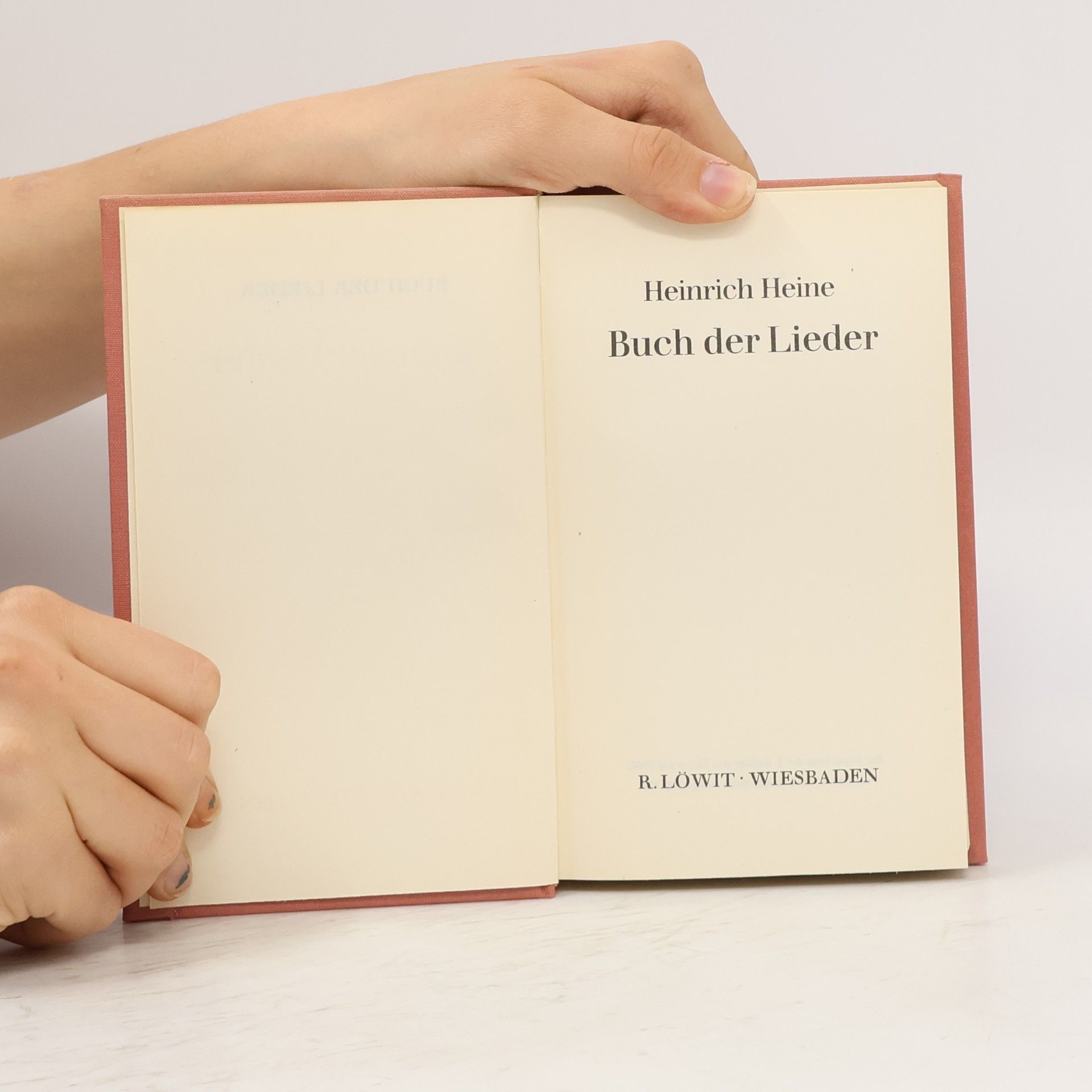 Heinrich Heine Buch der Lieder