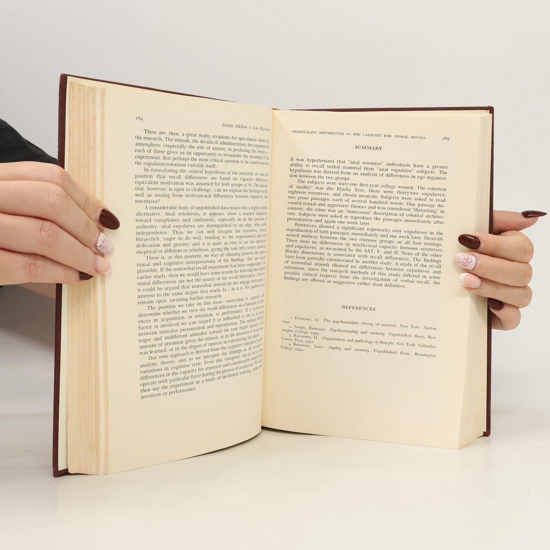 Seymour Fisher The Scientific Evaluation of Freud's
