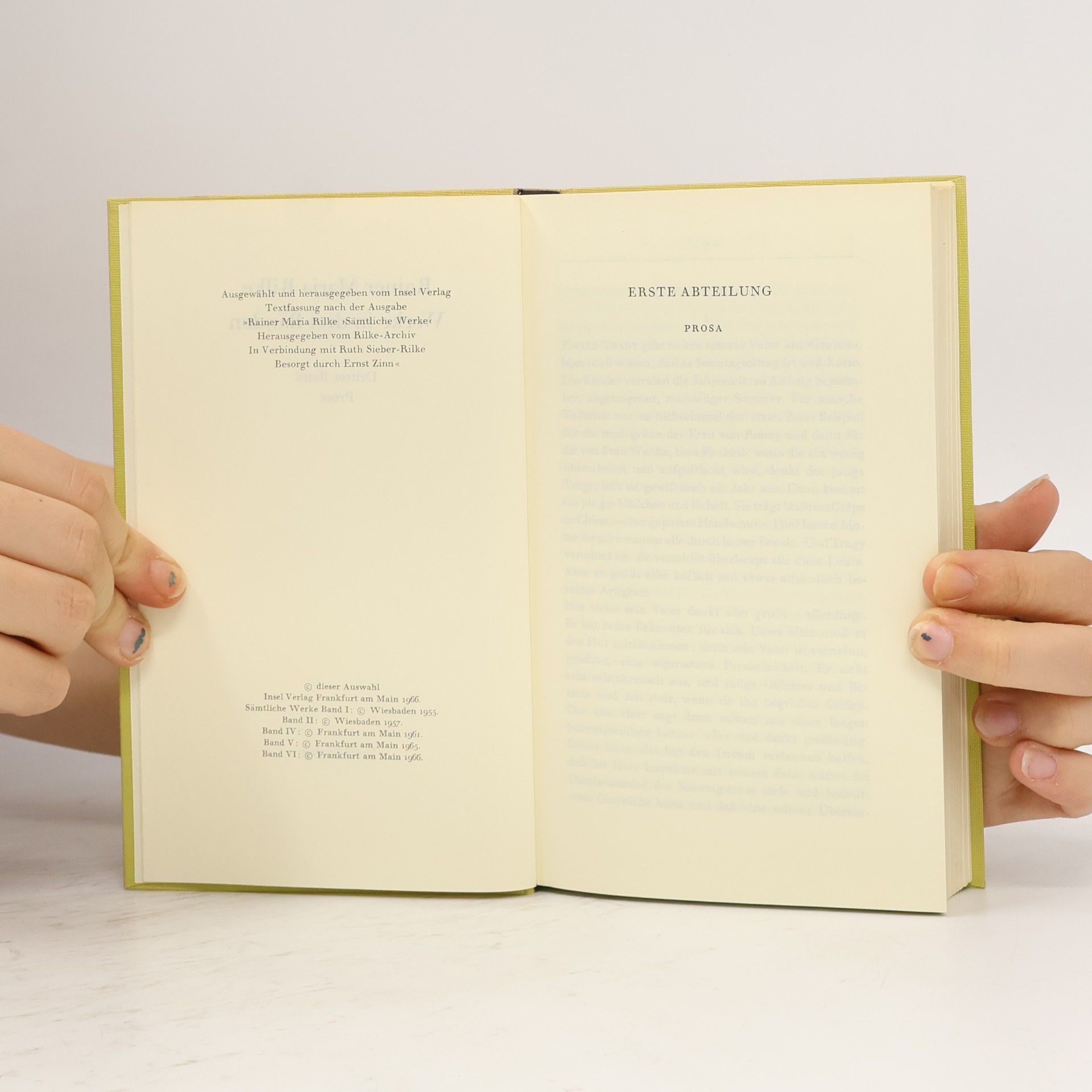 Rainer Maria Rilke Prosa