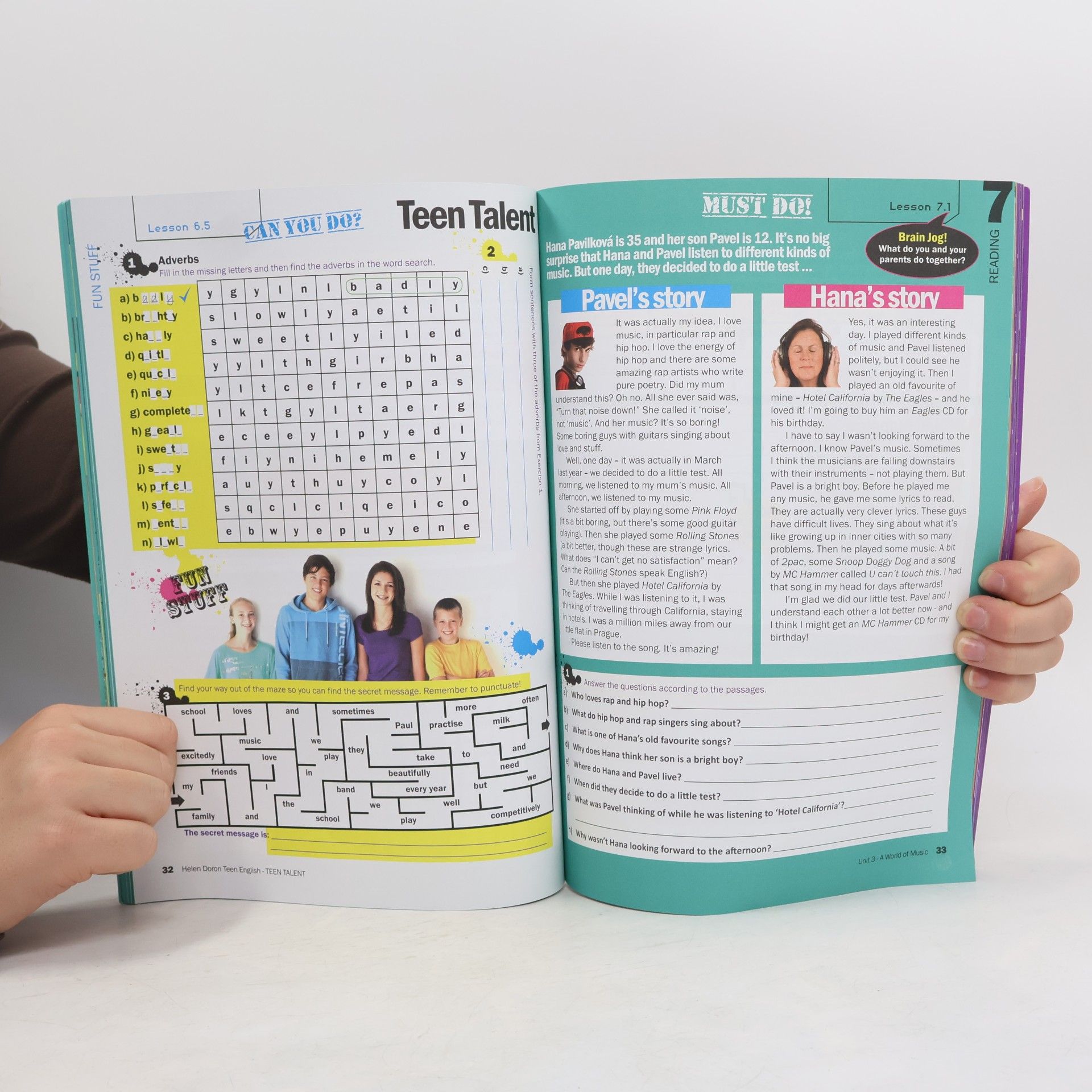 Helen Doron Teen Talent. Book Two - Unit 3-4