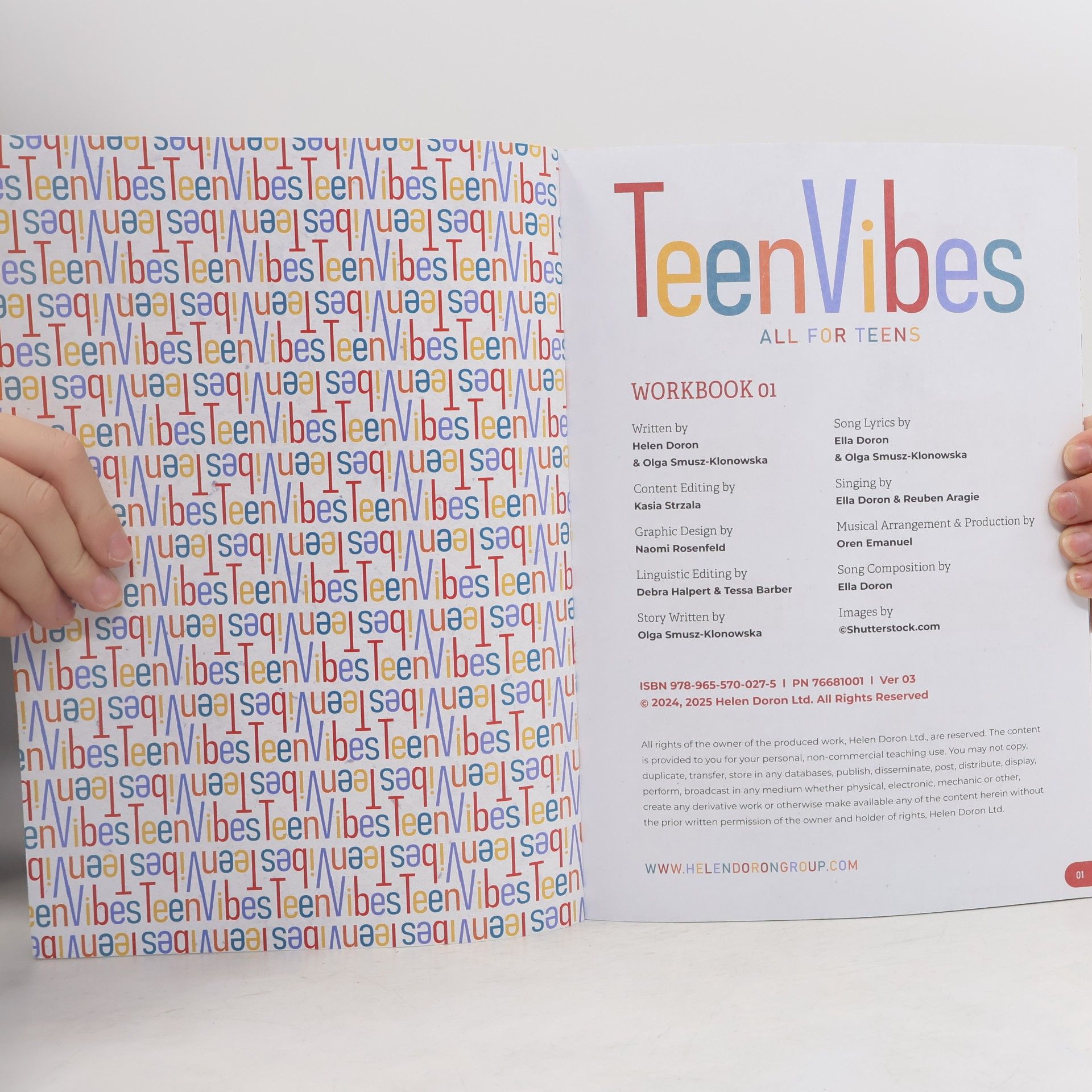 Helen Doron TeenVibes Workbook 01