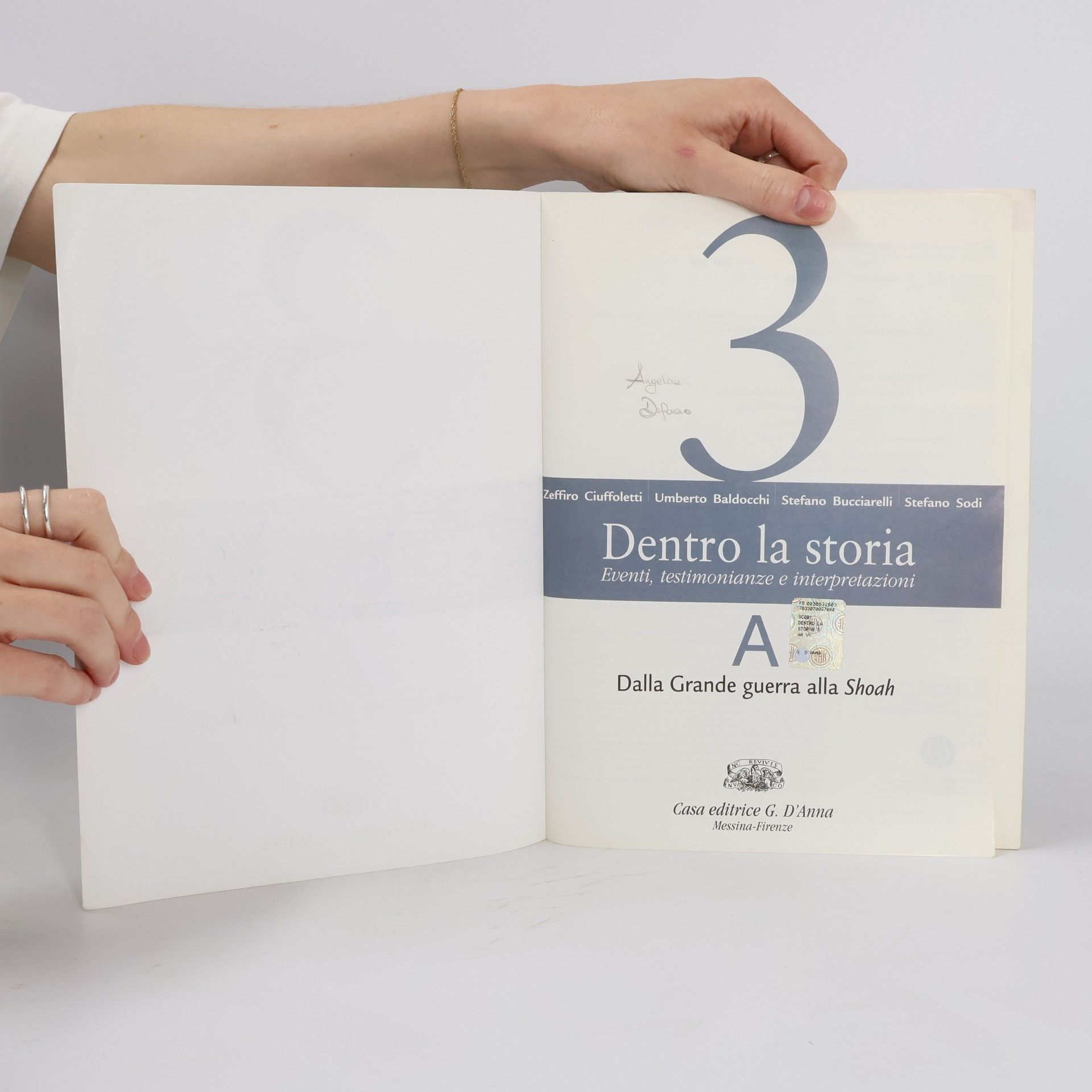Zeffiro Ciuffoletti Dentro la storia 3 A