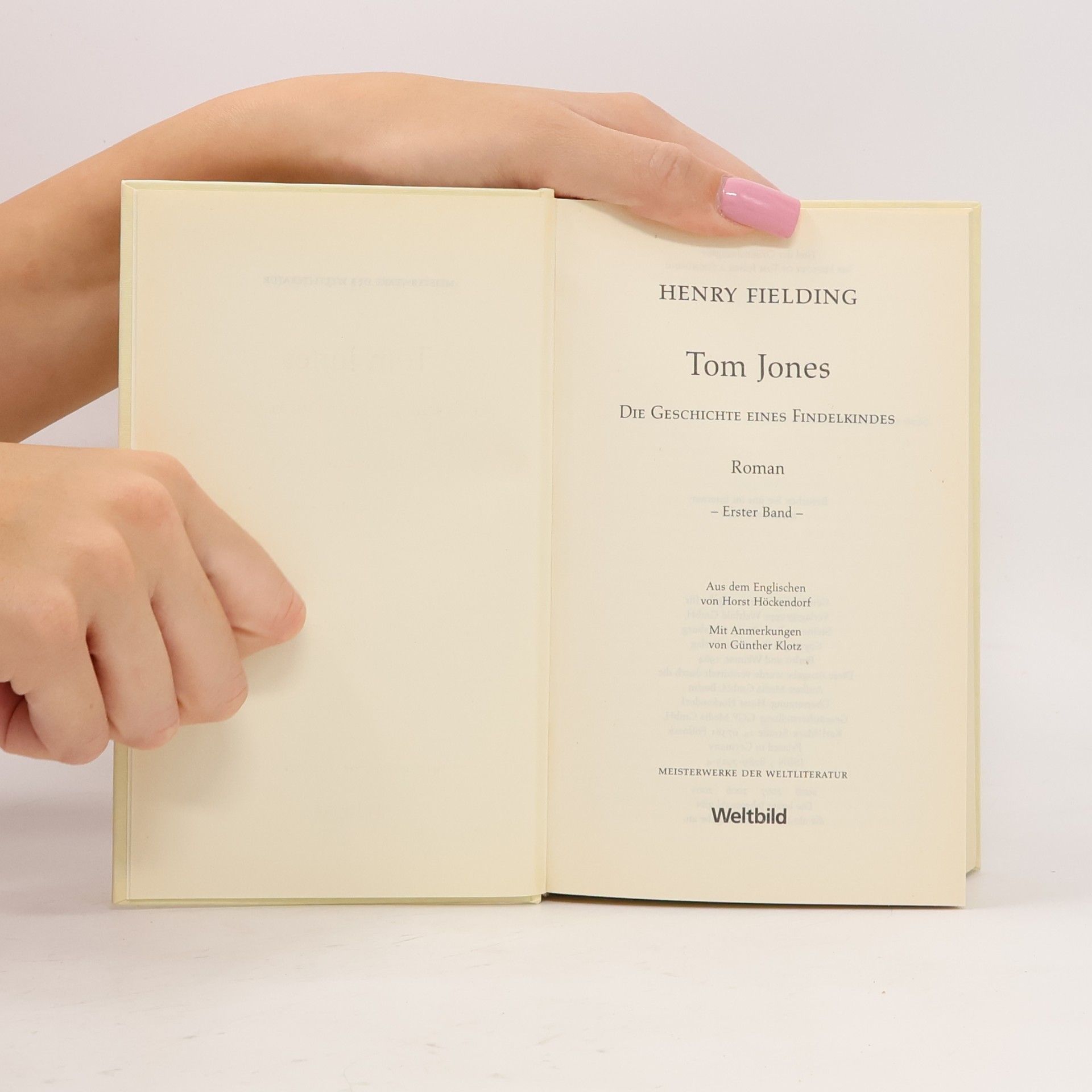 Henry Fielding Tom Jones 1