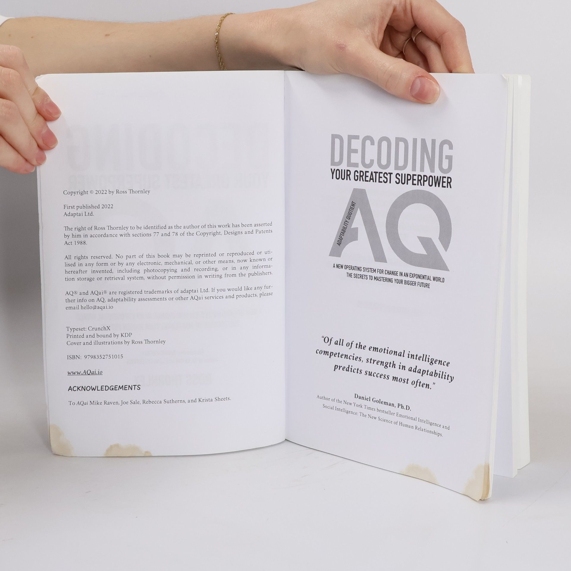 Ross Thornley Decoding AQ