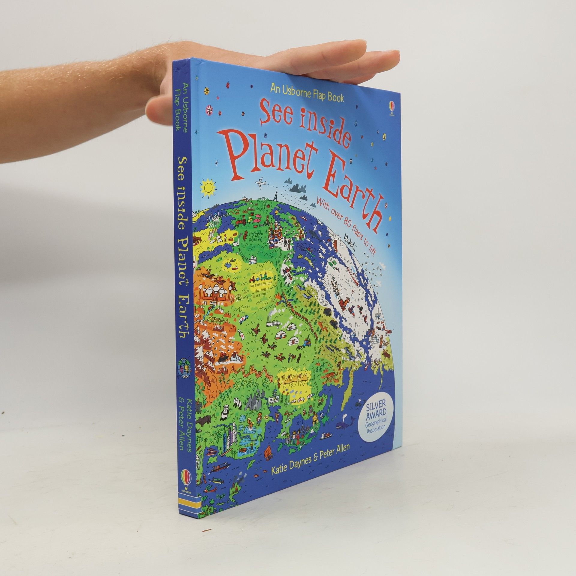 Katie Daynes An Usborne flap book see inside planet Earth : with over 80 flaps to lift
