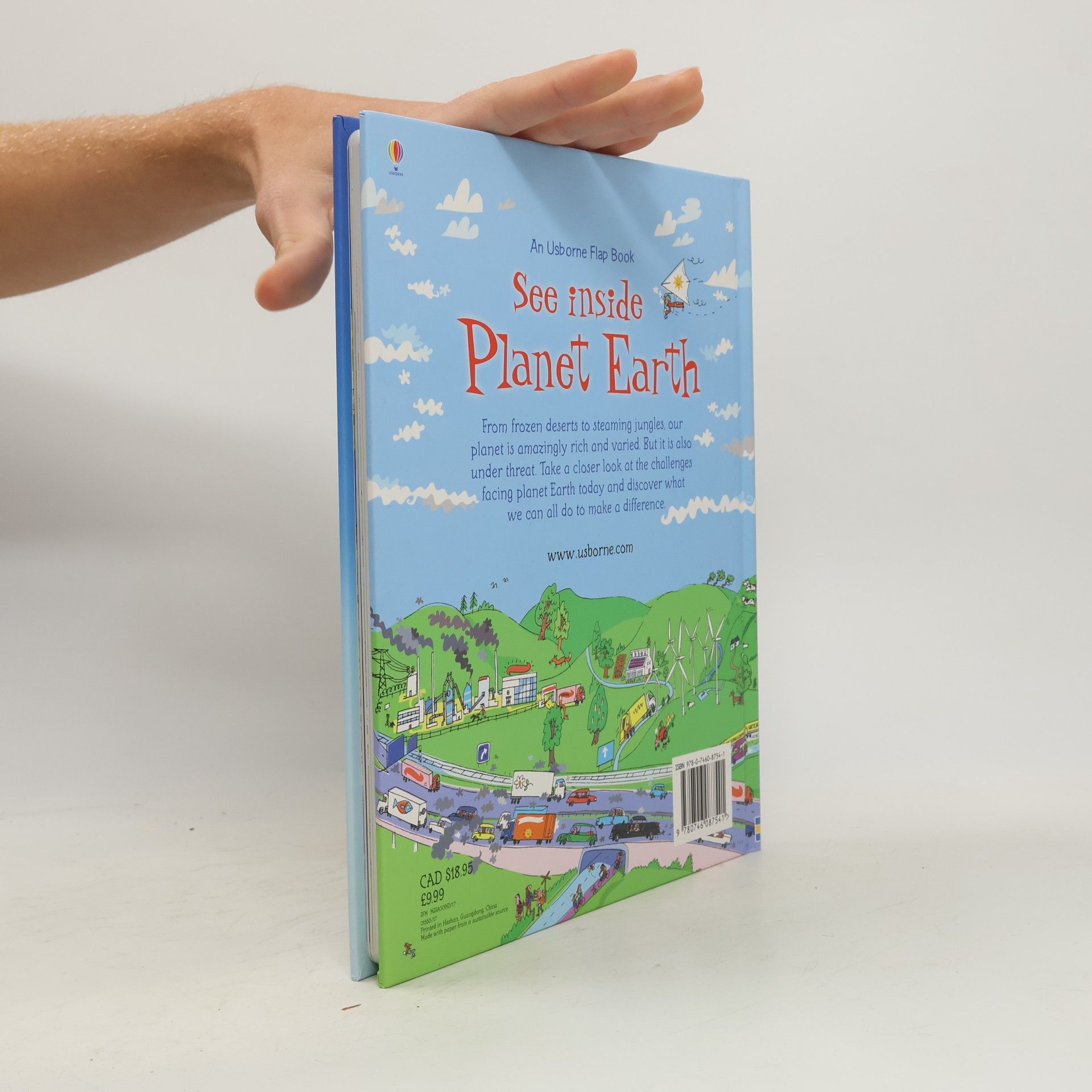 Katie Daynes An Usborne flap book see inside planet Earth : with over 80 flaps to lift