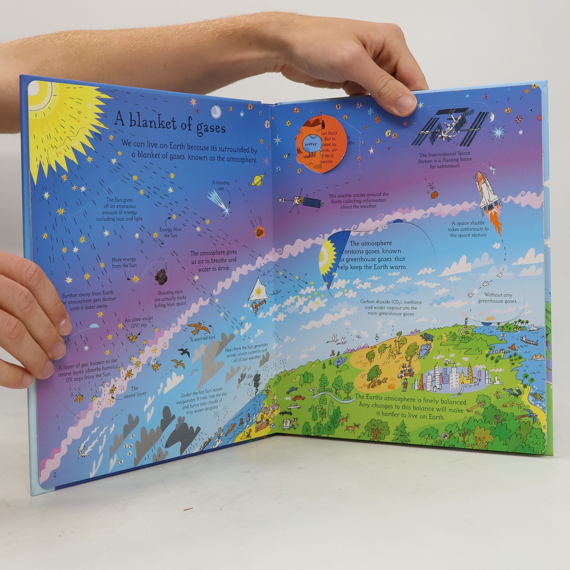 Katie Daynes An Usborne flap book see inside planet Earth : with over 80 flaps to lift