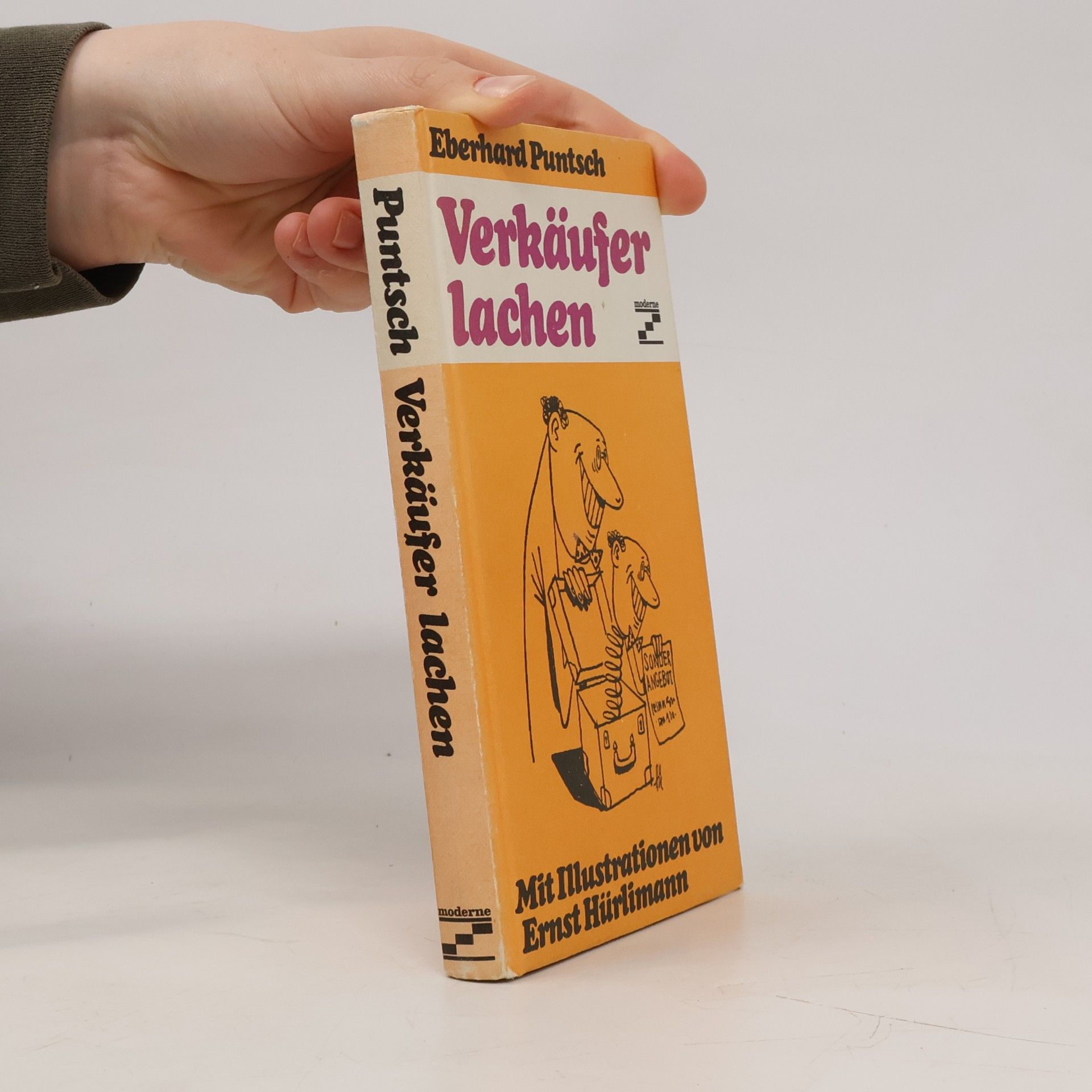 Verkäufer lachen