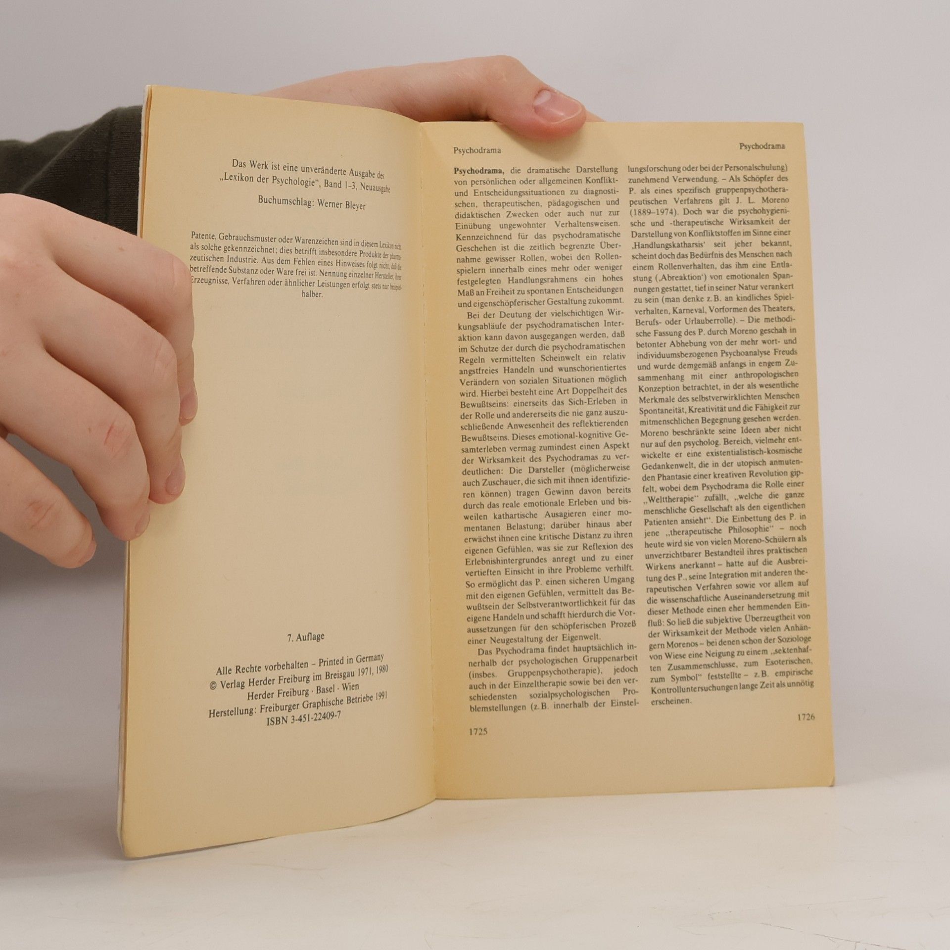 Arnold Eysenck Meili Lexikon der Psychologie