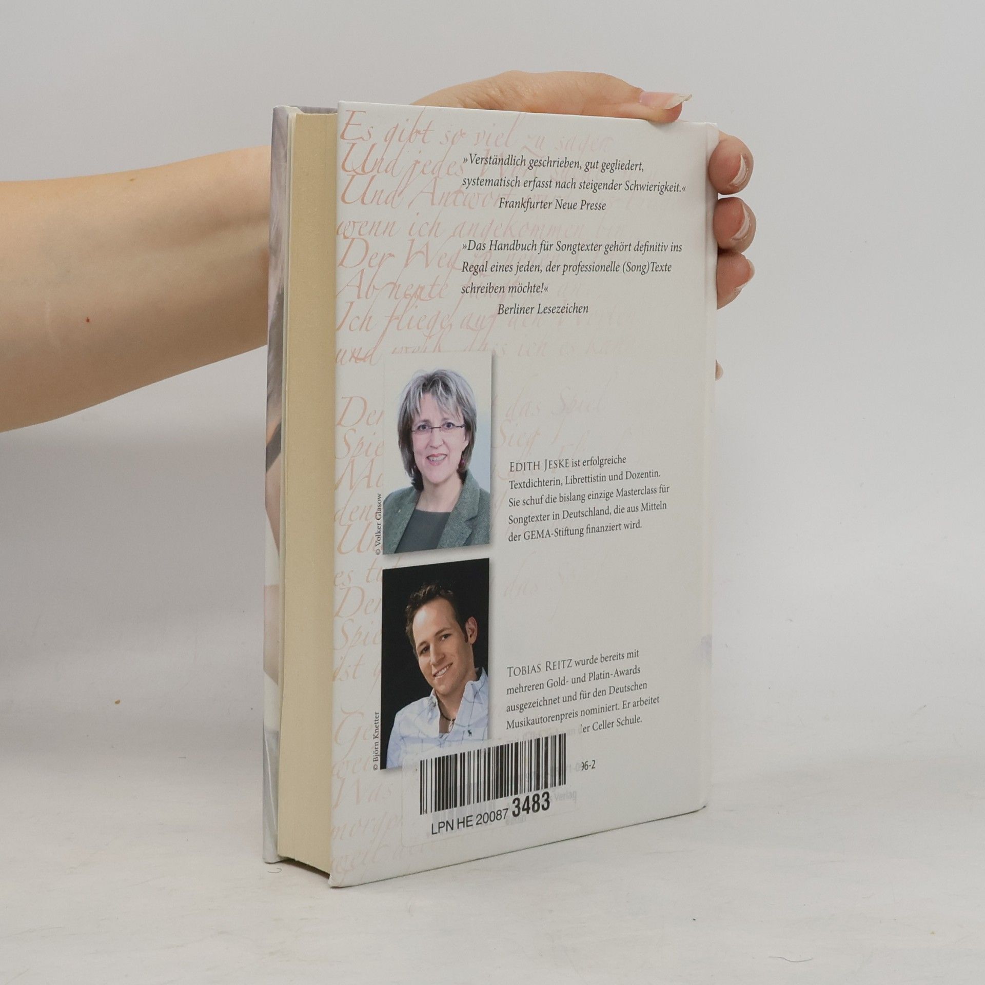 Edith Jeske Handbuch für Songtexter