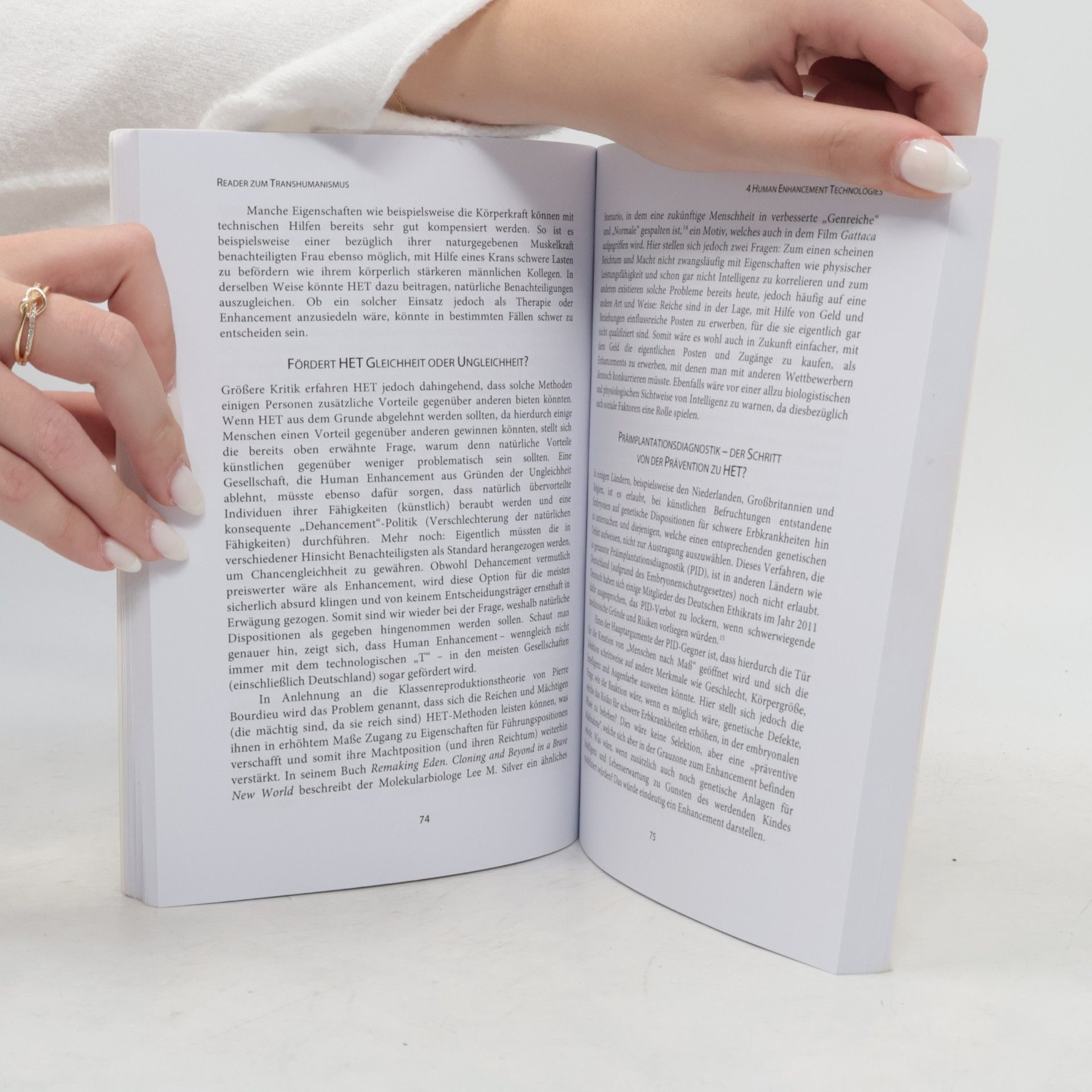Miriam J Leis Reader zum Transhumanismus