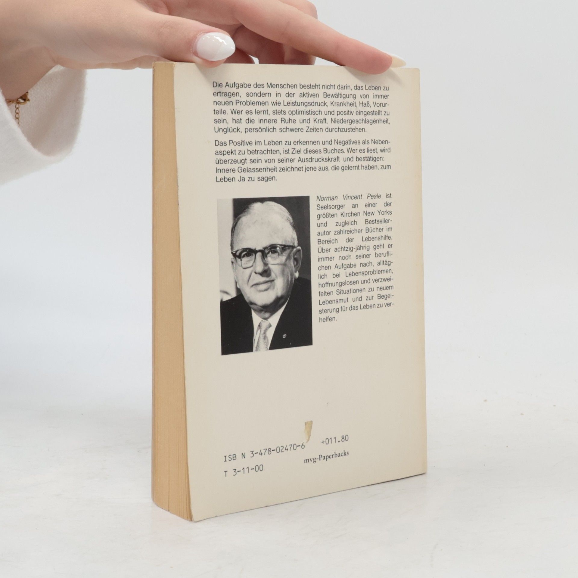 Norman Vincent Peale Das Ja zum Leben