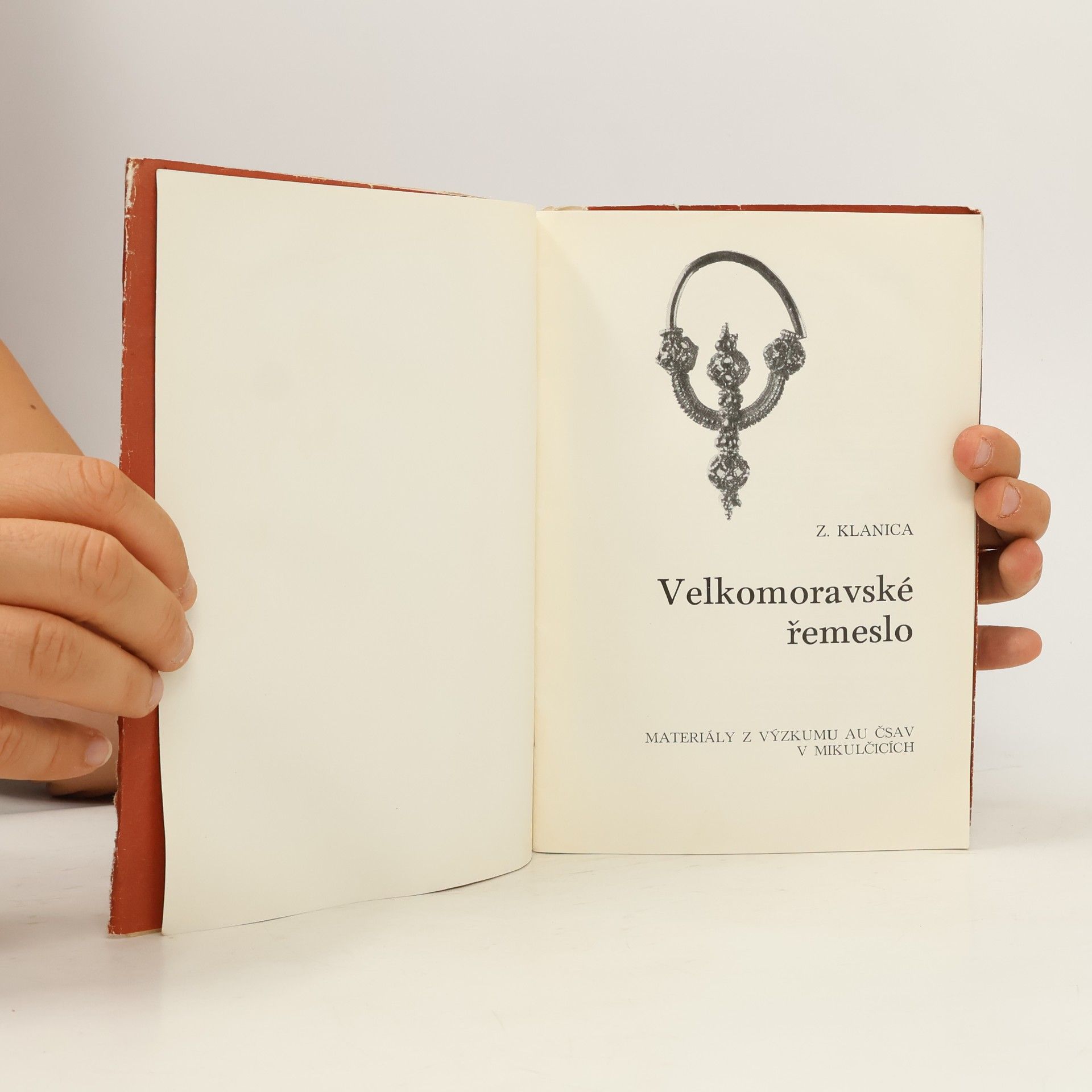 Z. Klanica Velkomoravské řemeslo