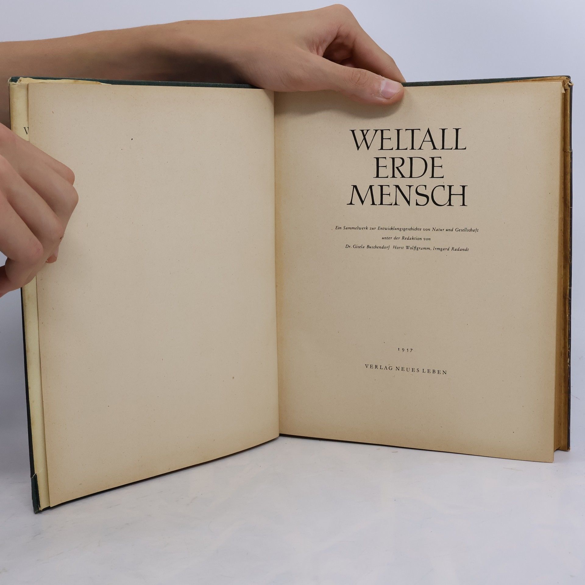 Autorenkollektiv Weltall Erde Mensch