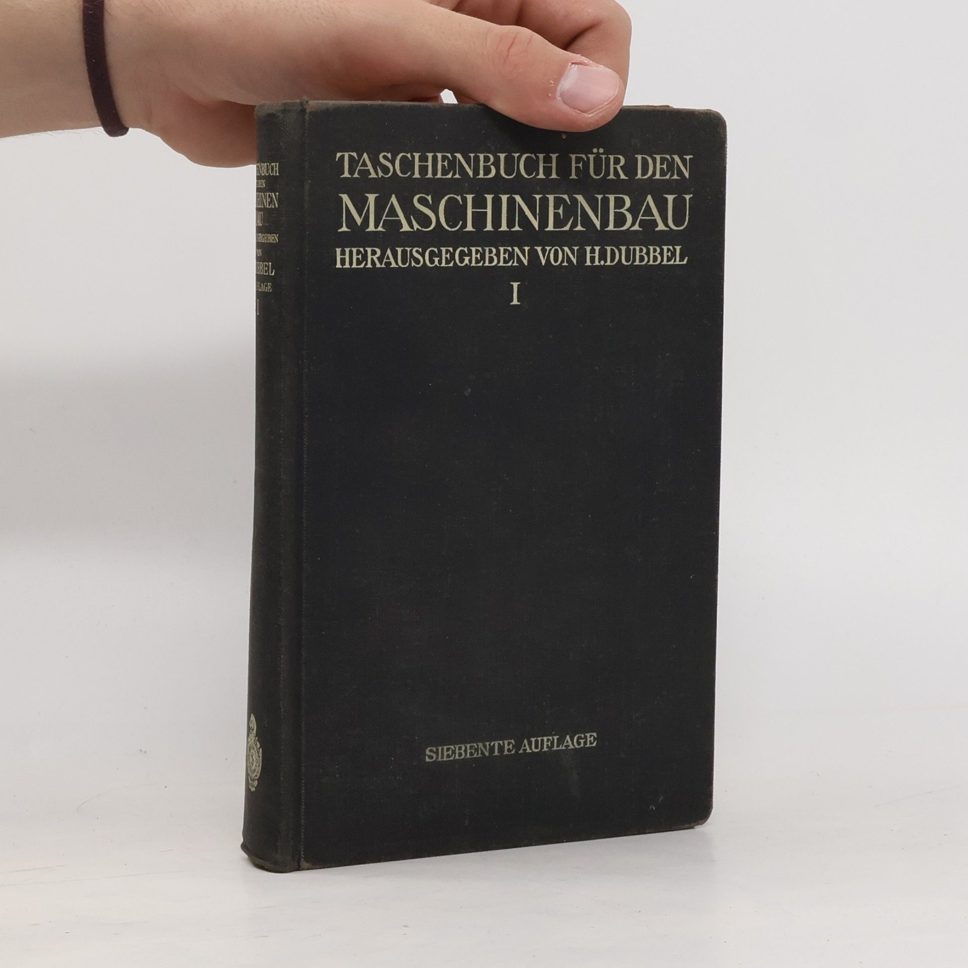 Herbert Baer Taschenbuch für den Maschinenbau. Band 1