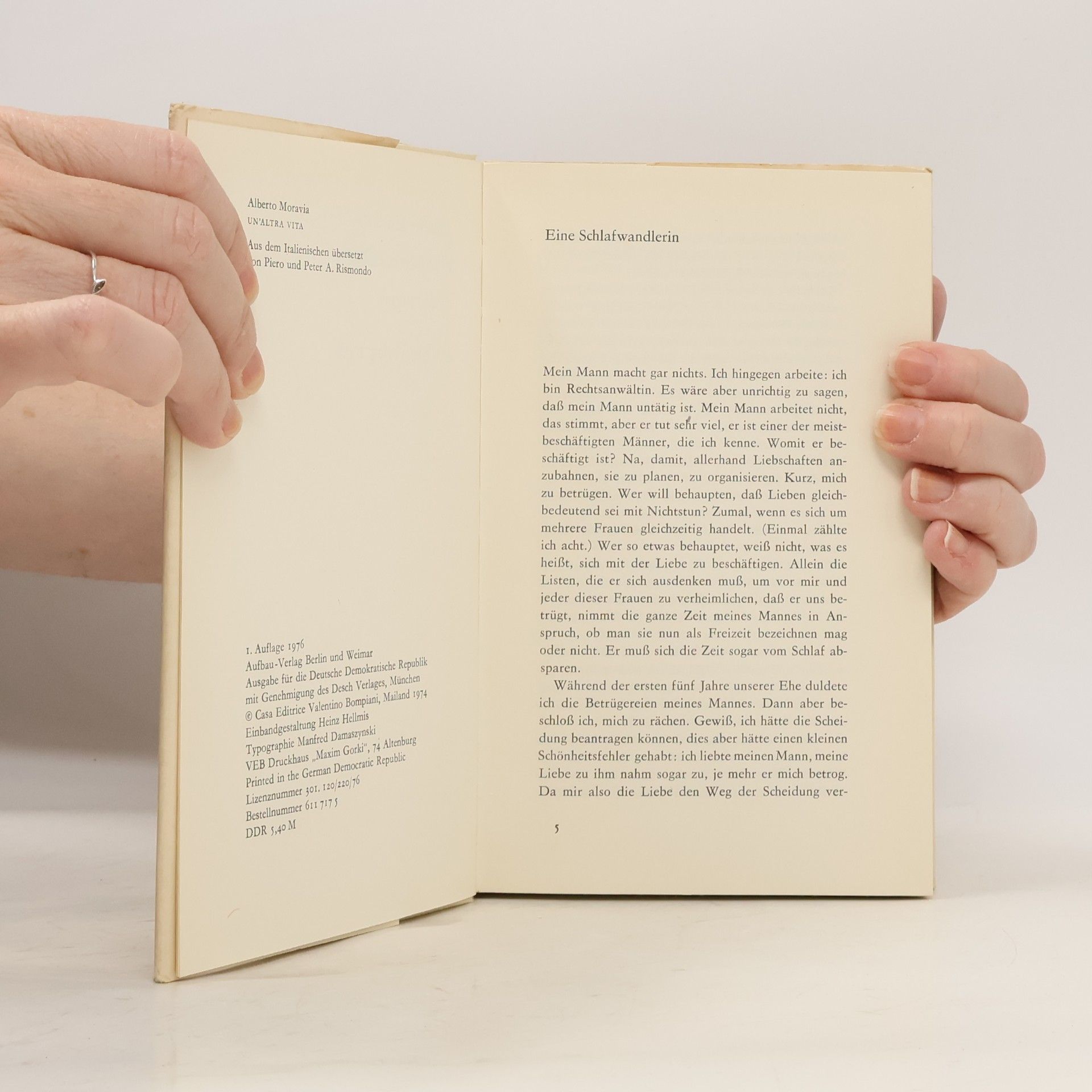 Alberto Moravia Ein anderes Leben