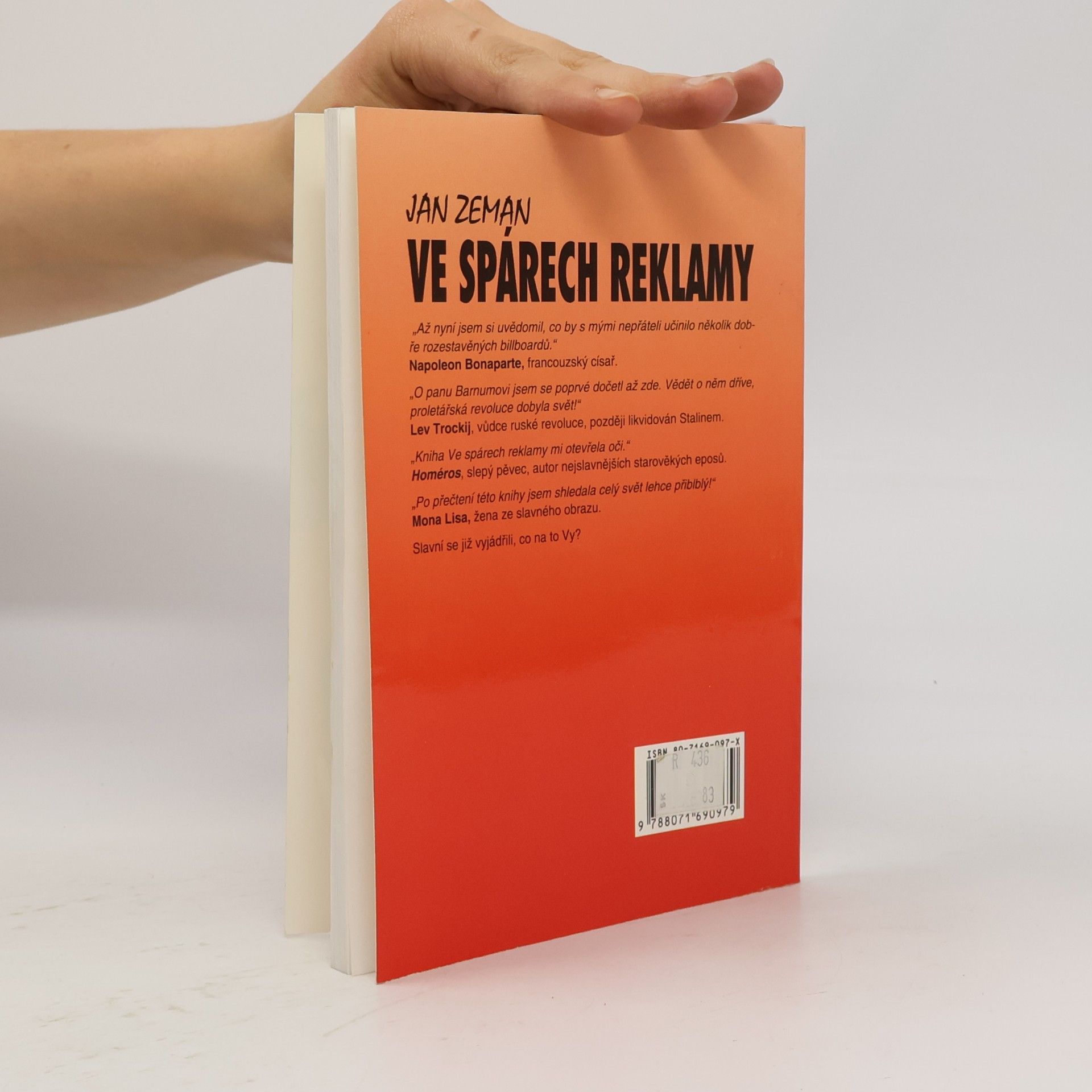 Jan Zeman Ve spárech reklamy