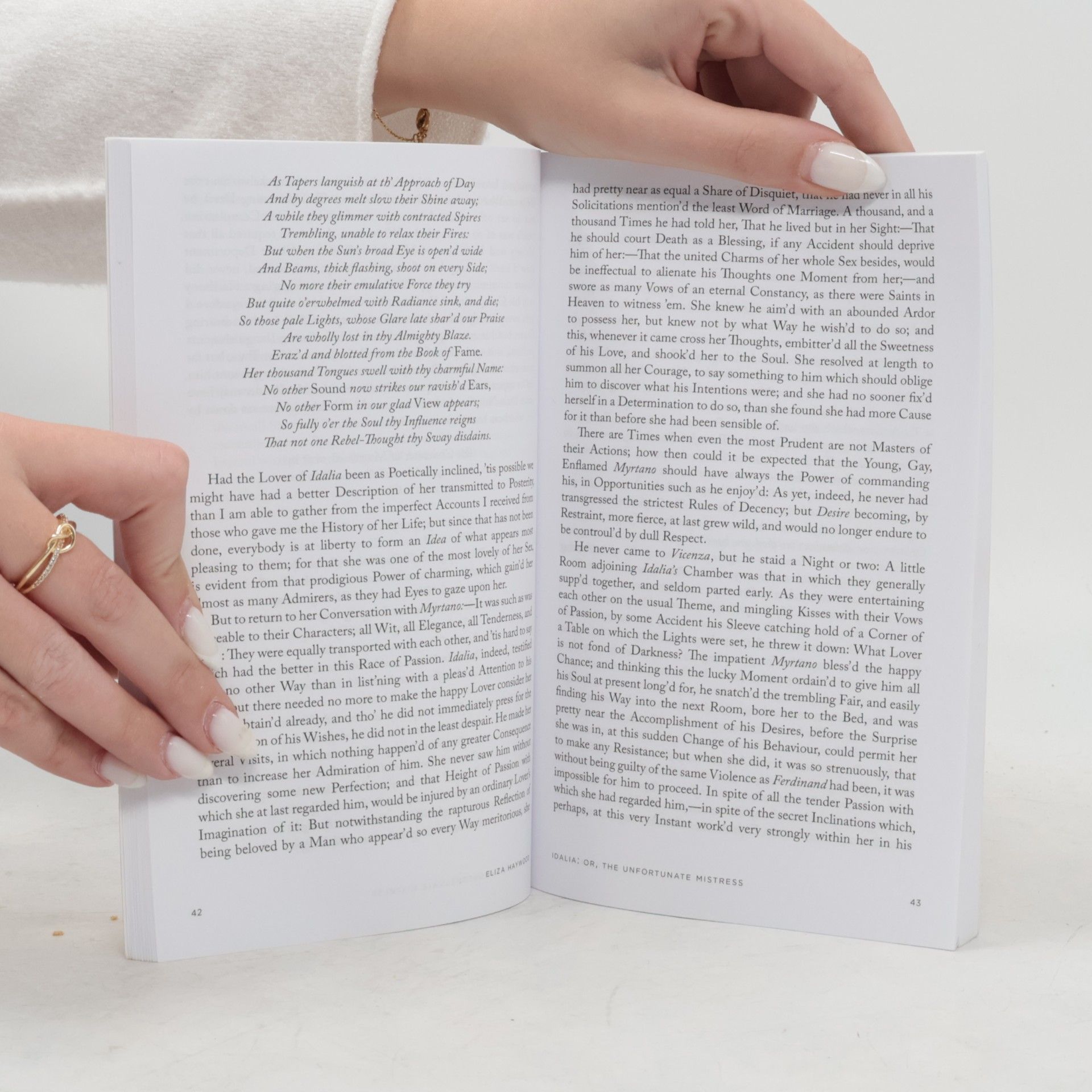 Eliza Fowler Haywood Mint Editions: Idalia