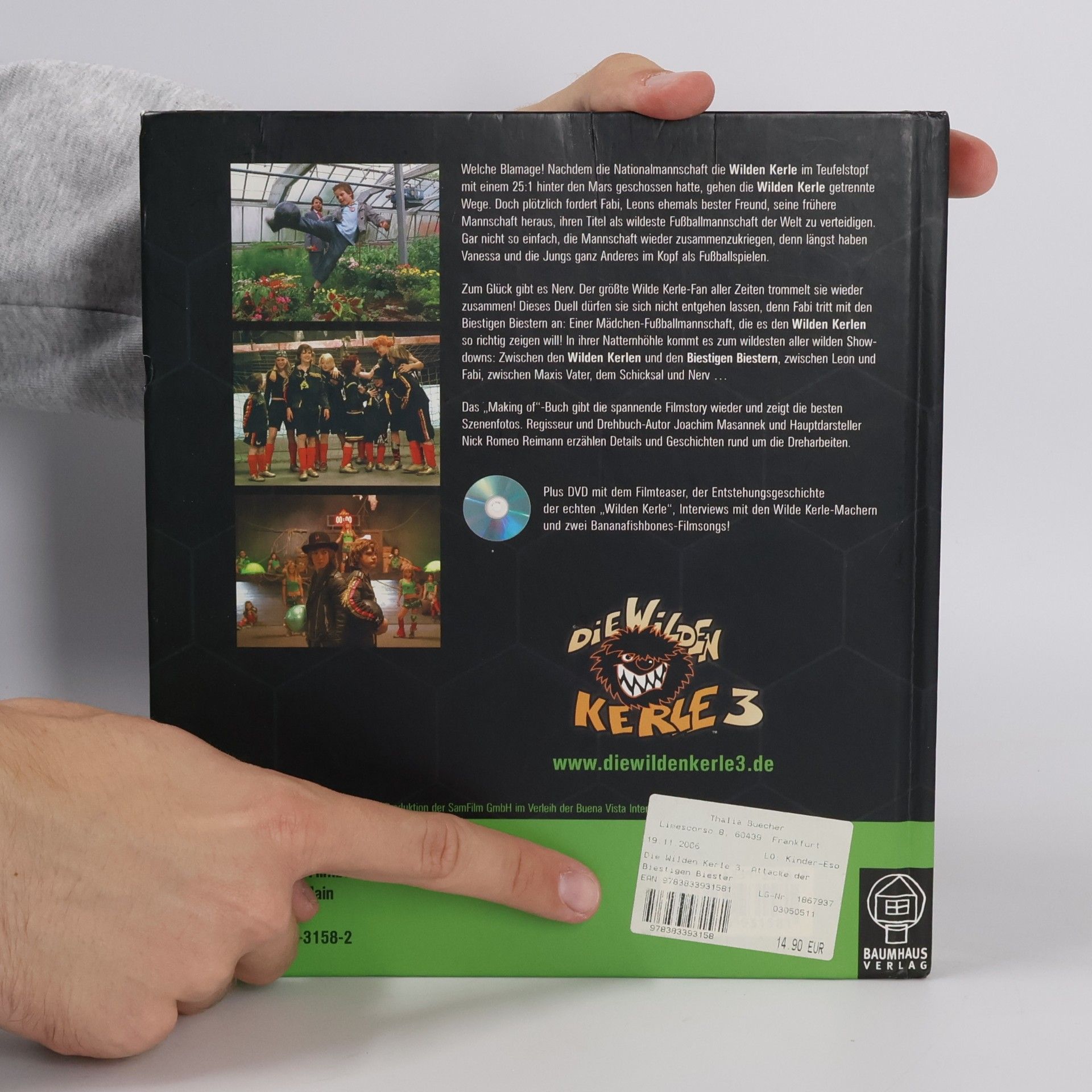Various authors Die wilden Kerle 3: Die Attacke der biestigen Biester - Das Filmbuch