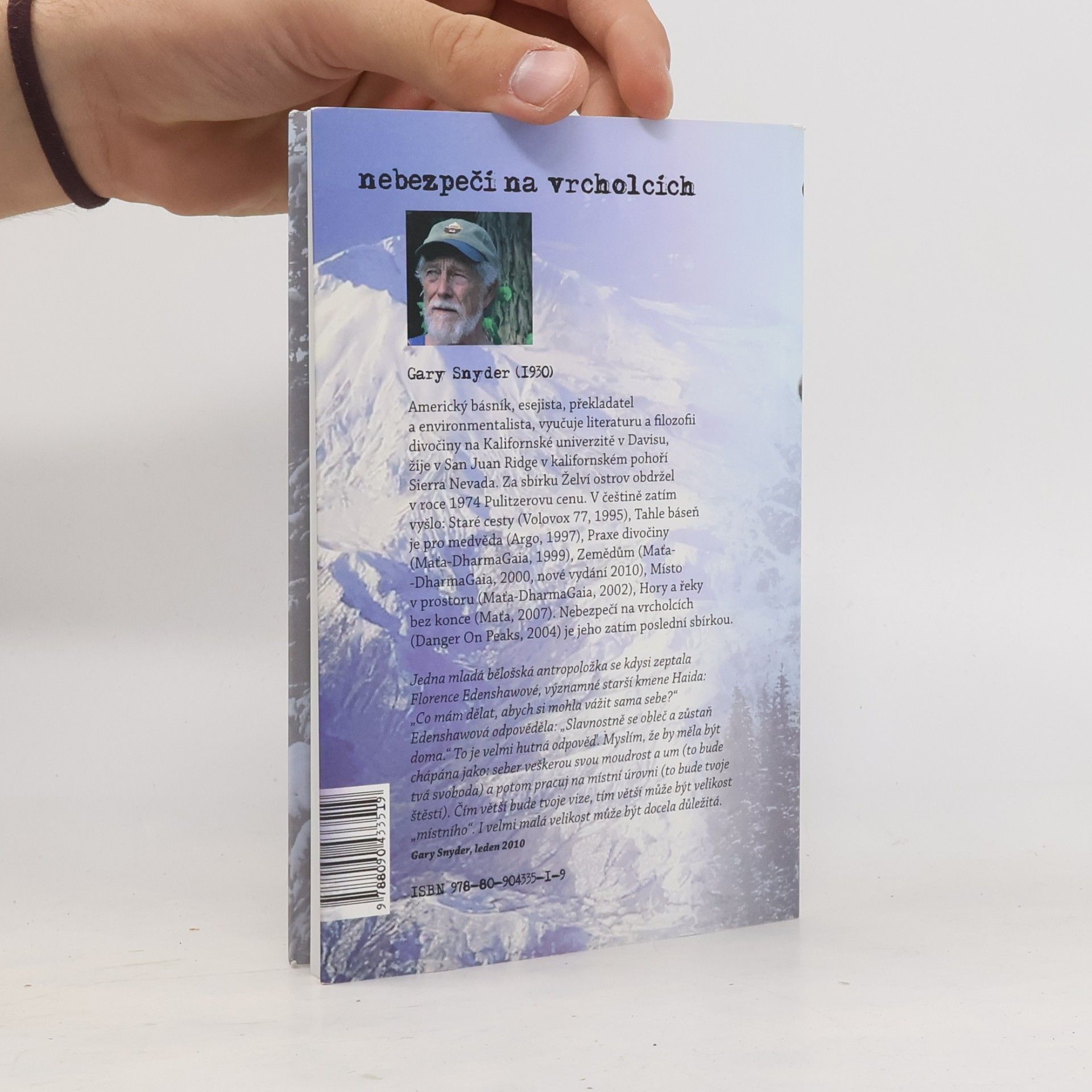Gary Snyder Nebezpečí na vrcholcích
