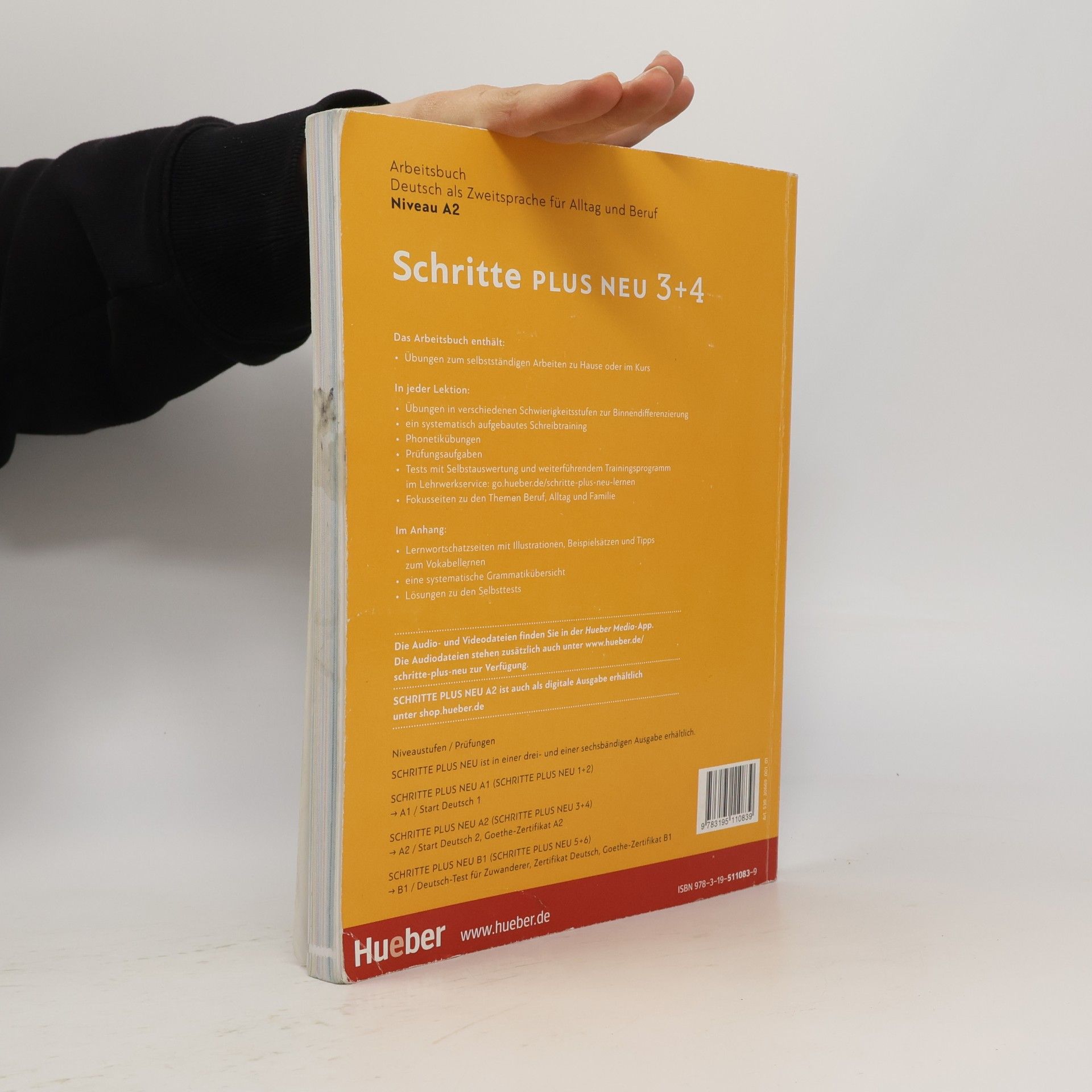 Daniela Niebisch Schritte plus Neu 3+4. Arbeitsbuch mit Audios online