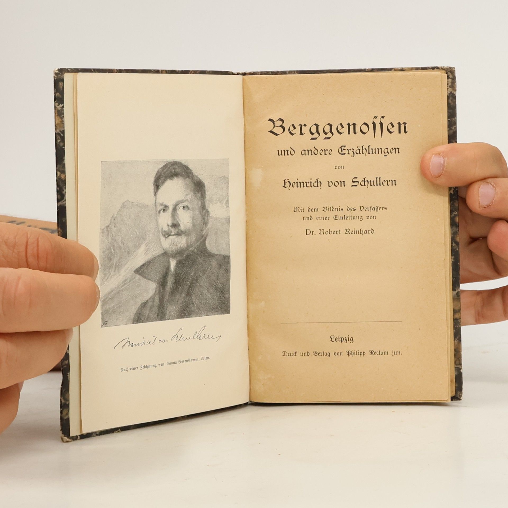 Heinrich von Schullern Berggenossen und andere Erzählungen