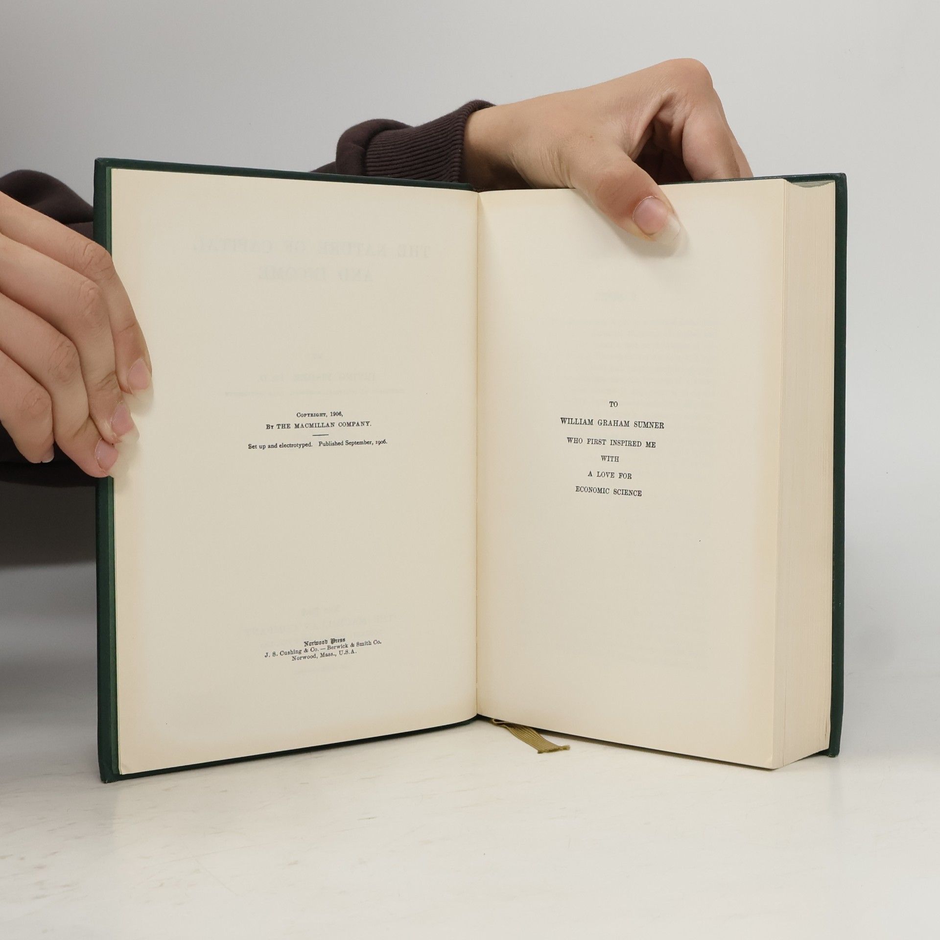 Irving Fisher The Nature of Capital and Income