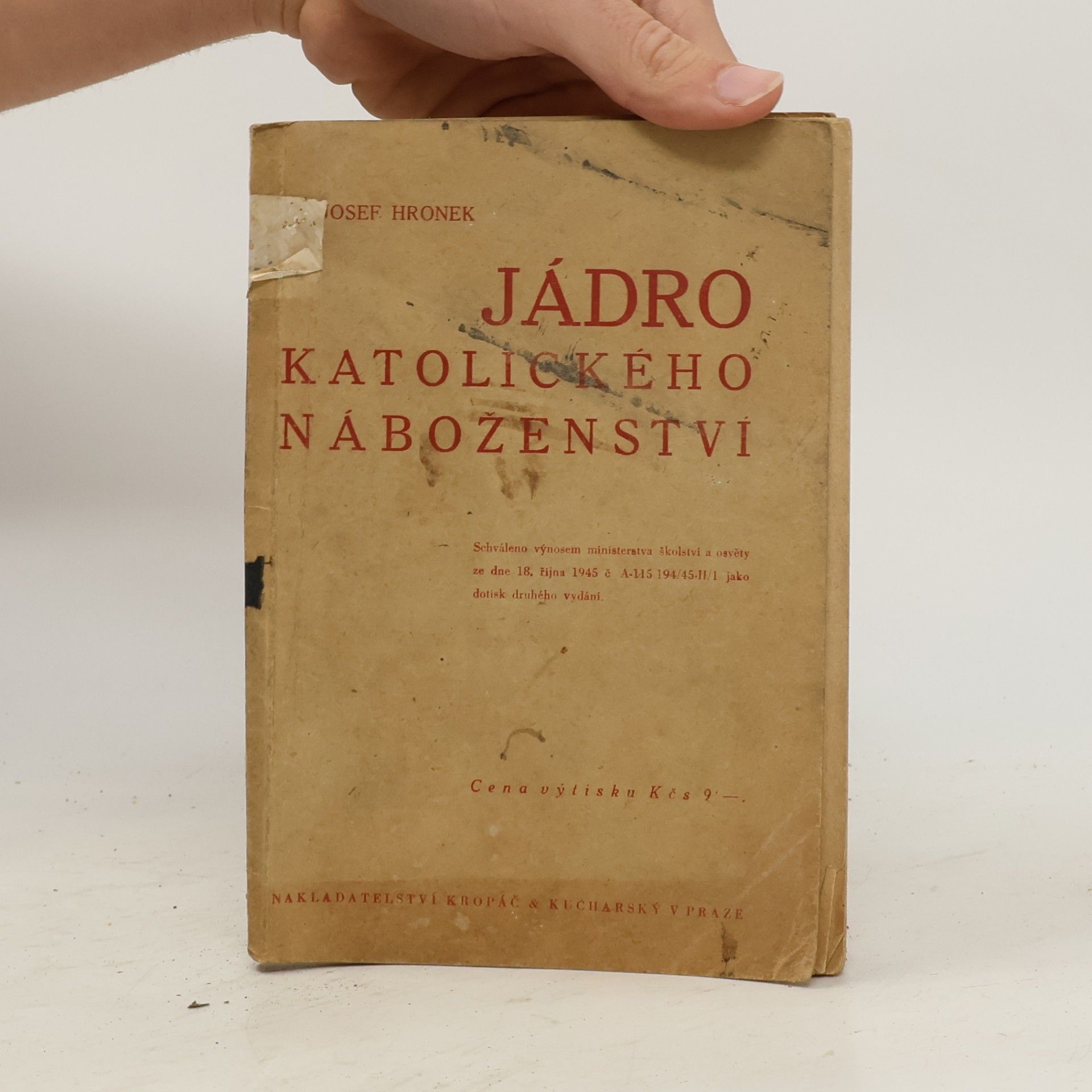 Josef Hronek Jádro katolického náboženství