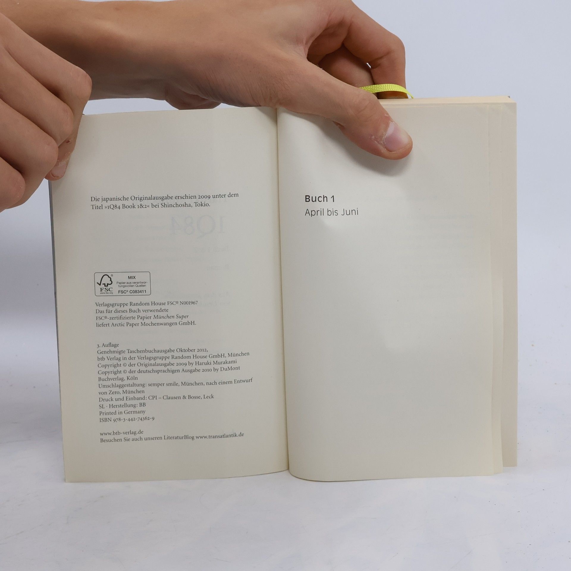 Haruki Murakami 1Q84 1-2