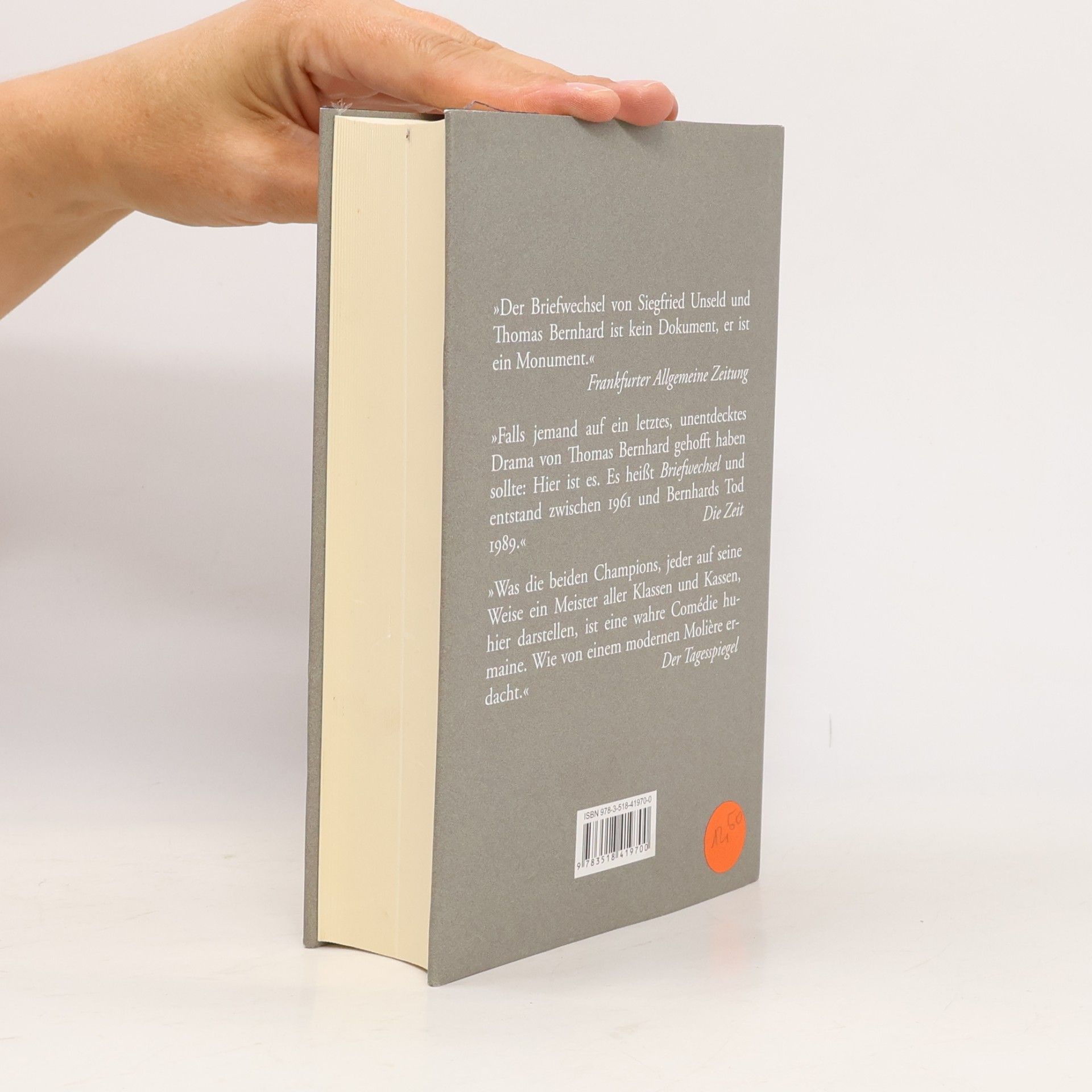 Thomas Bernhard Der Briefwechsel