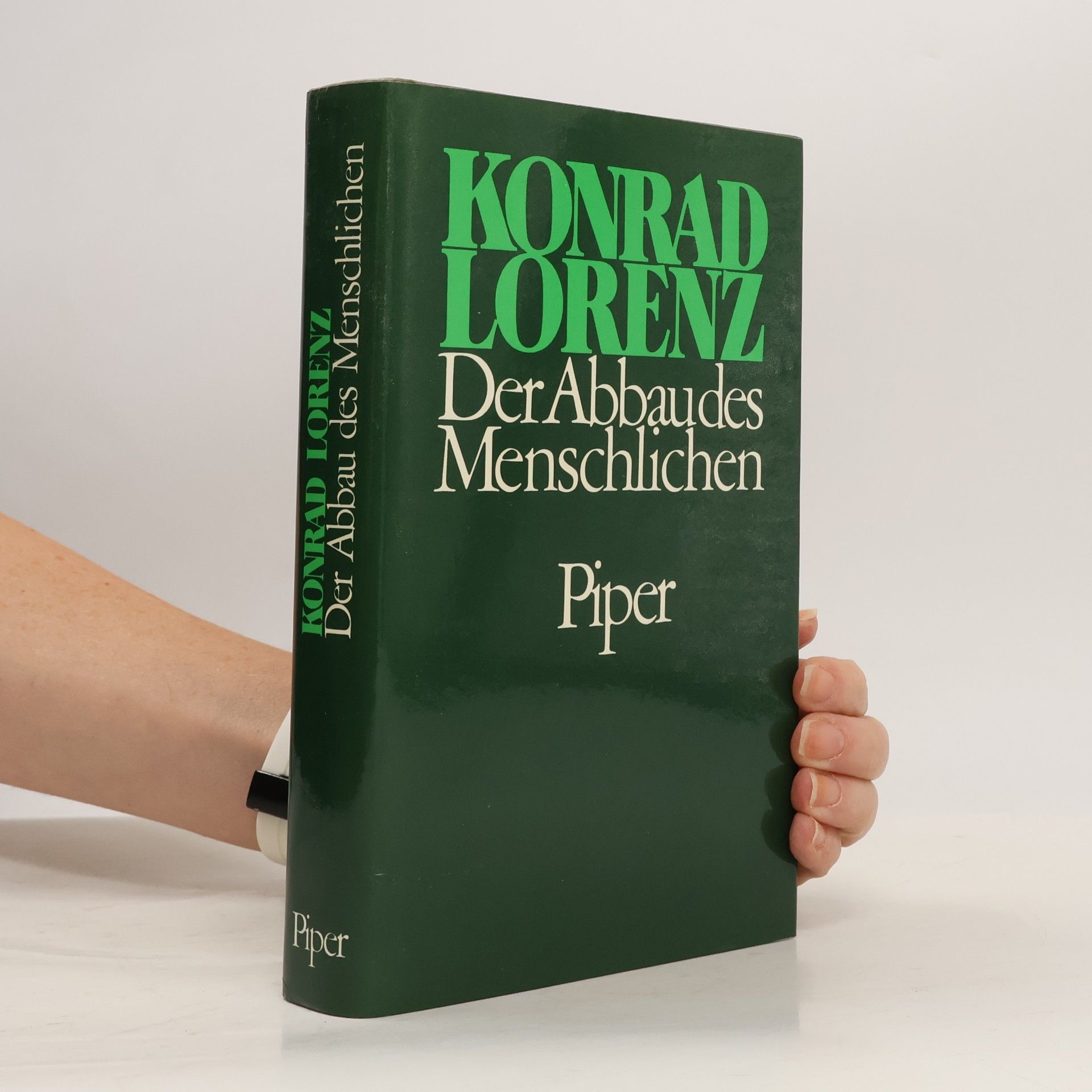Konrad Lorenz Der Abbau des Menschlichen