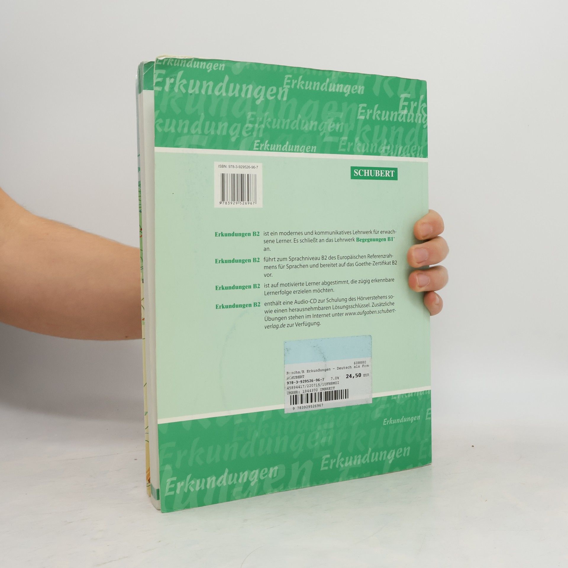 Anne Buscha Erkundungen. Deutsch als Fremdsprache. Integriertes Kurs- und Arbeitsbuch. Sprachniveau B2
