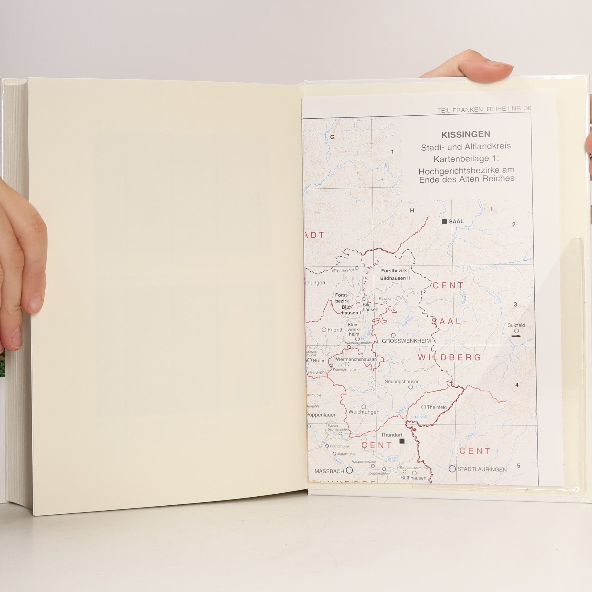 Heinrich Wagner Historischer Atlas von Bayern - F 36: Kissingen