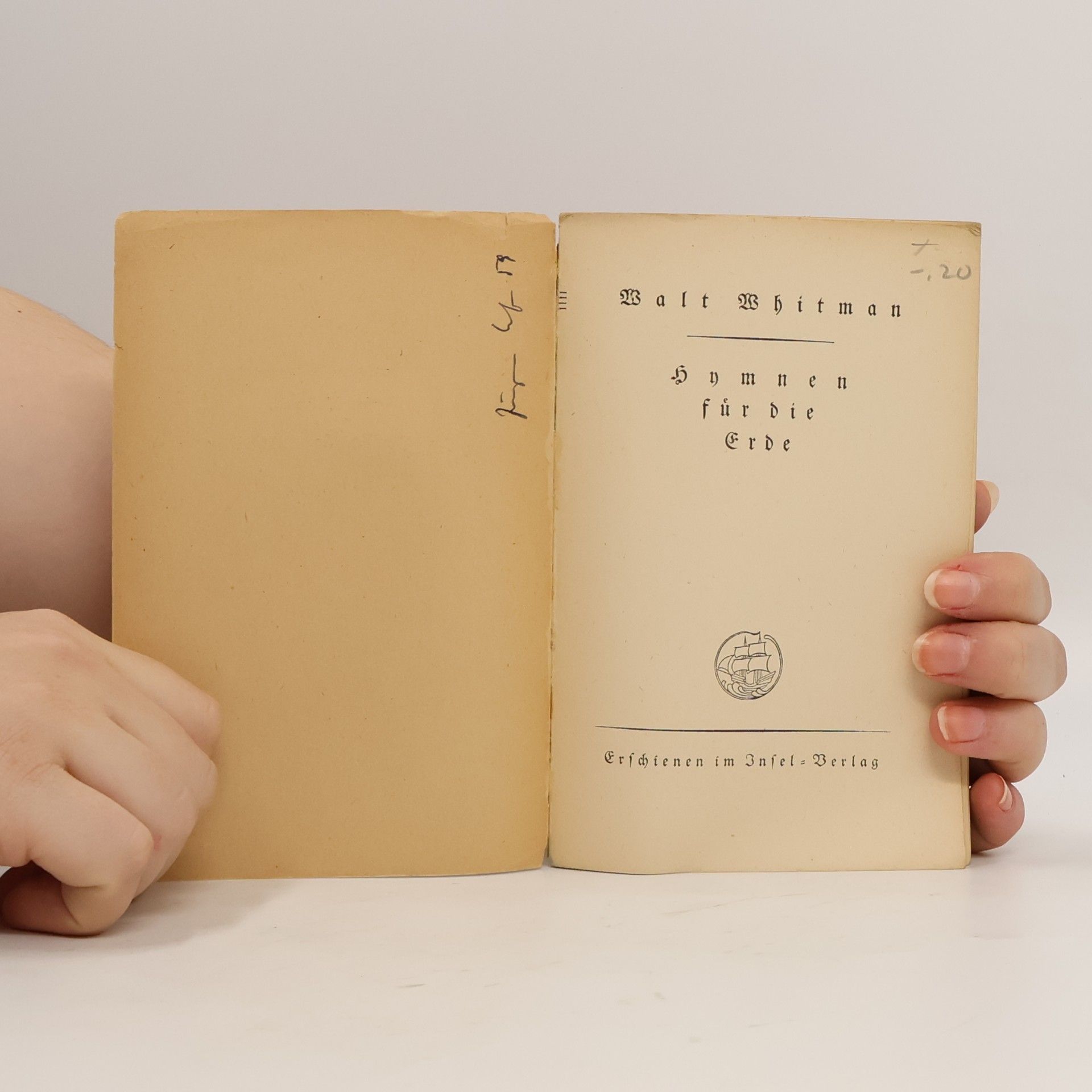Walt Whitman Hymnen für die Erde. Nr.123