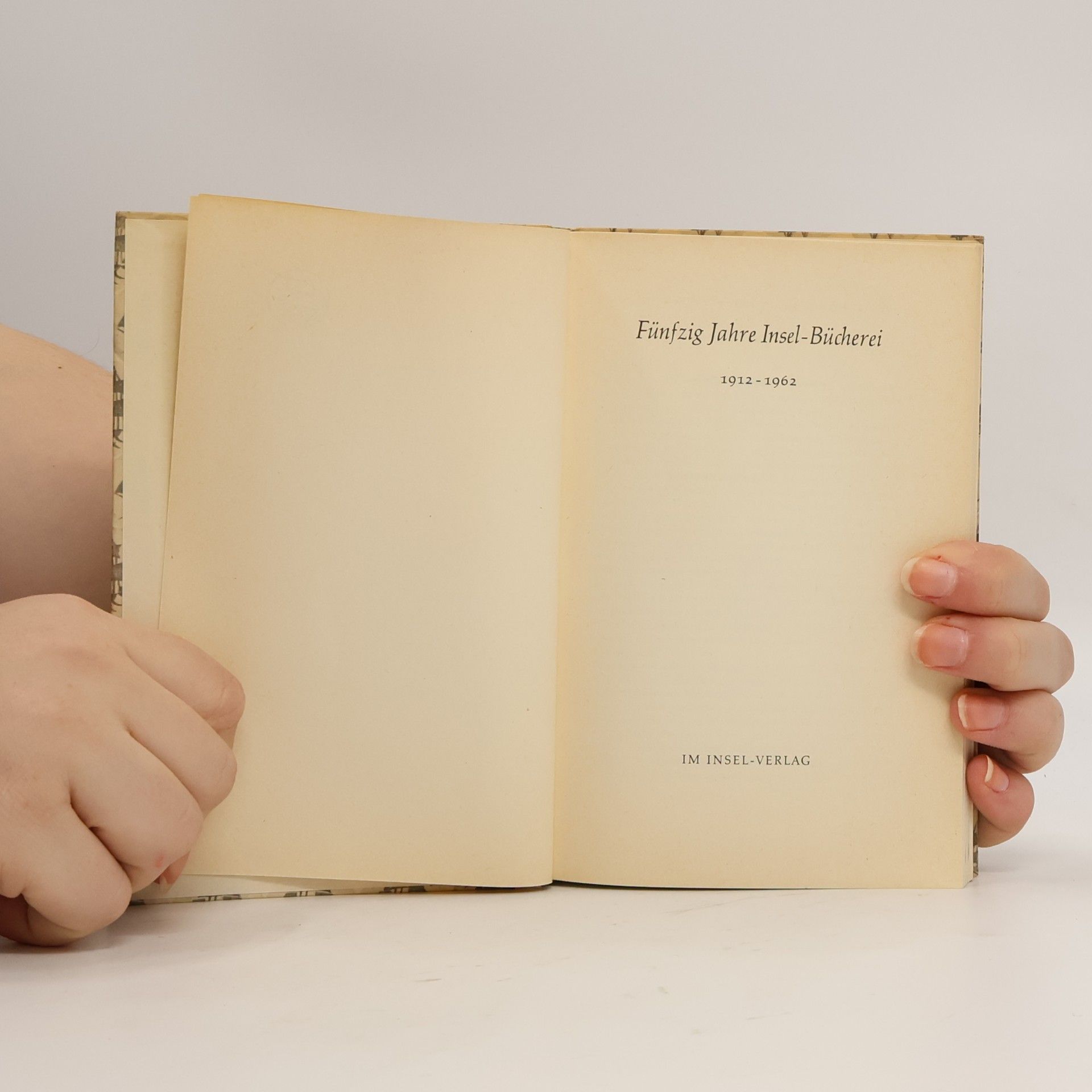 Autorenkollektiv 50 Jahre Insel-Bücherei 1912-1962