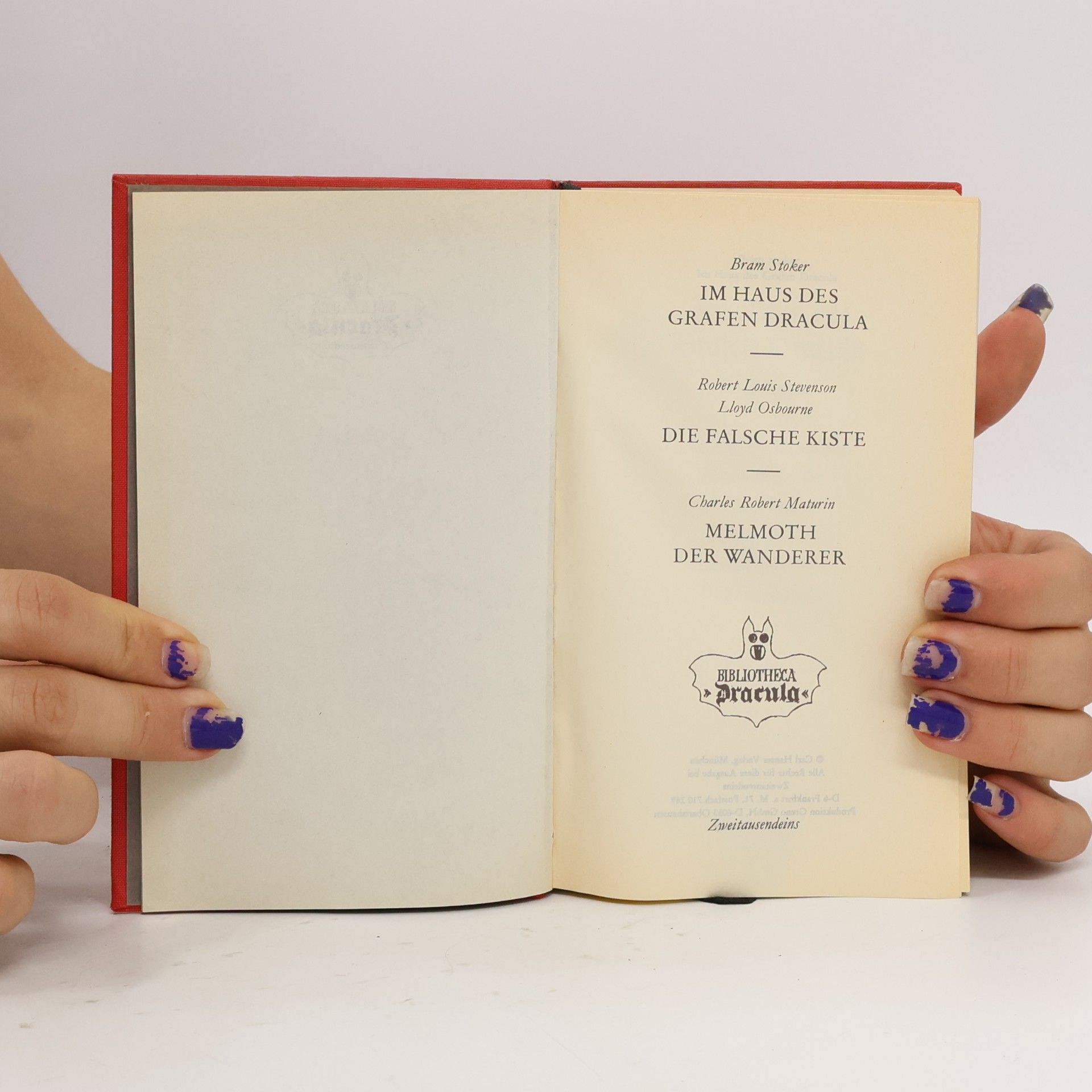 Bram Stoker Bibliotheca Dracula: Im Haus des Grafen Dracula. Die falsche Kiste. Melmoth der Wanderer.