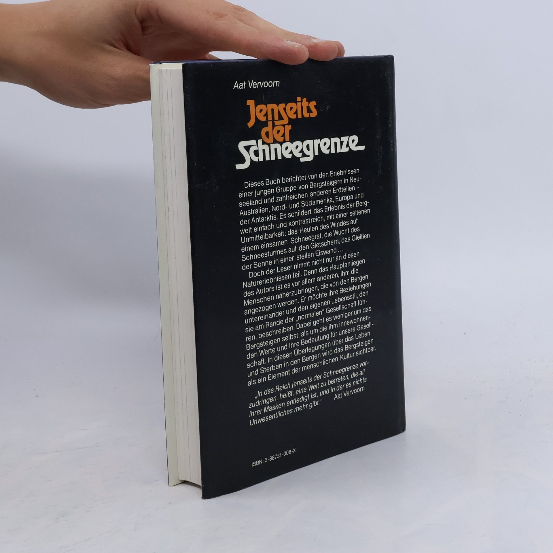 A. J. Vervoorn Jenseits der Schneegrenze