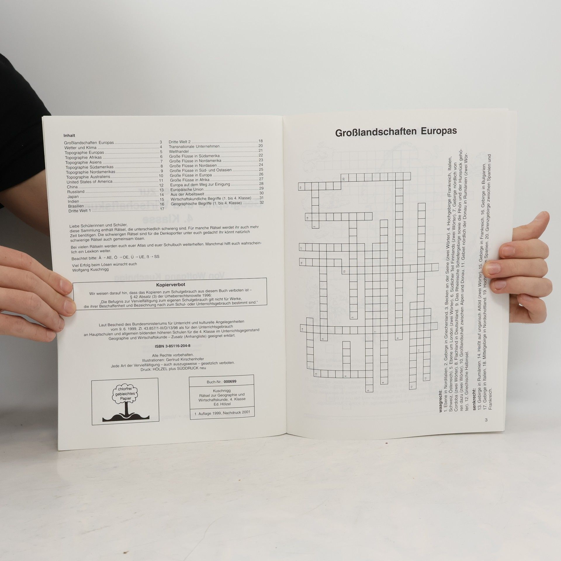 Wolfgang Kuschnigg Rätsel zur Geographie und Wirtschaftskunde