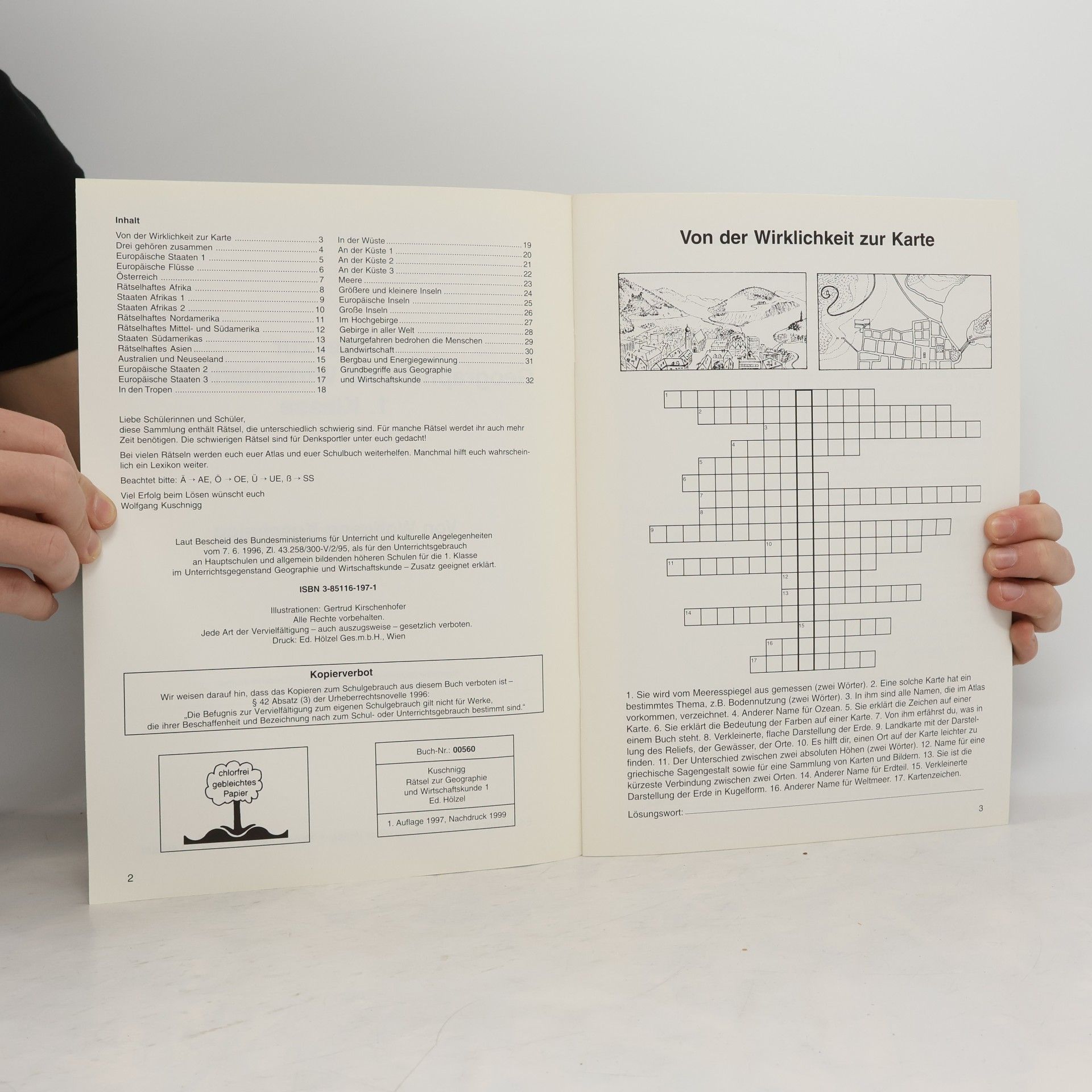 Wolfgang Kuschnigg Rätsel zur Geographie und Wirtschaftskunde 1. Klasse