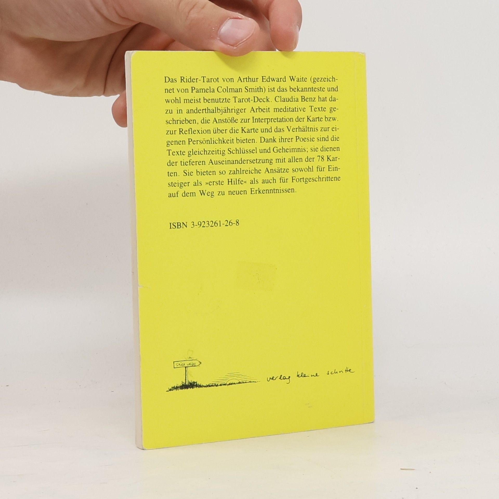 Claudia Benz Tarot - 78 meditative Texte zum Rider-Tarot