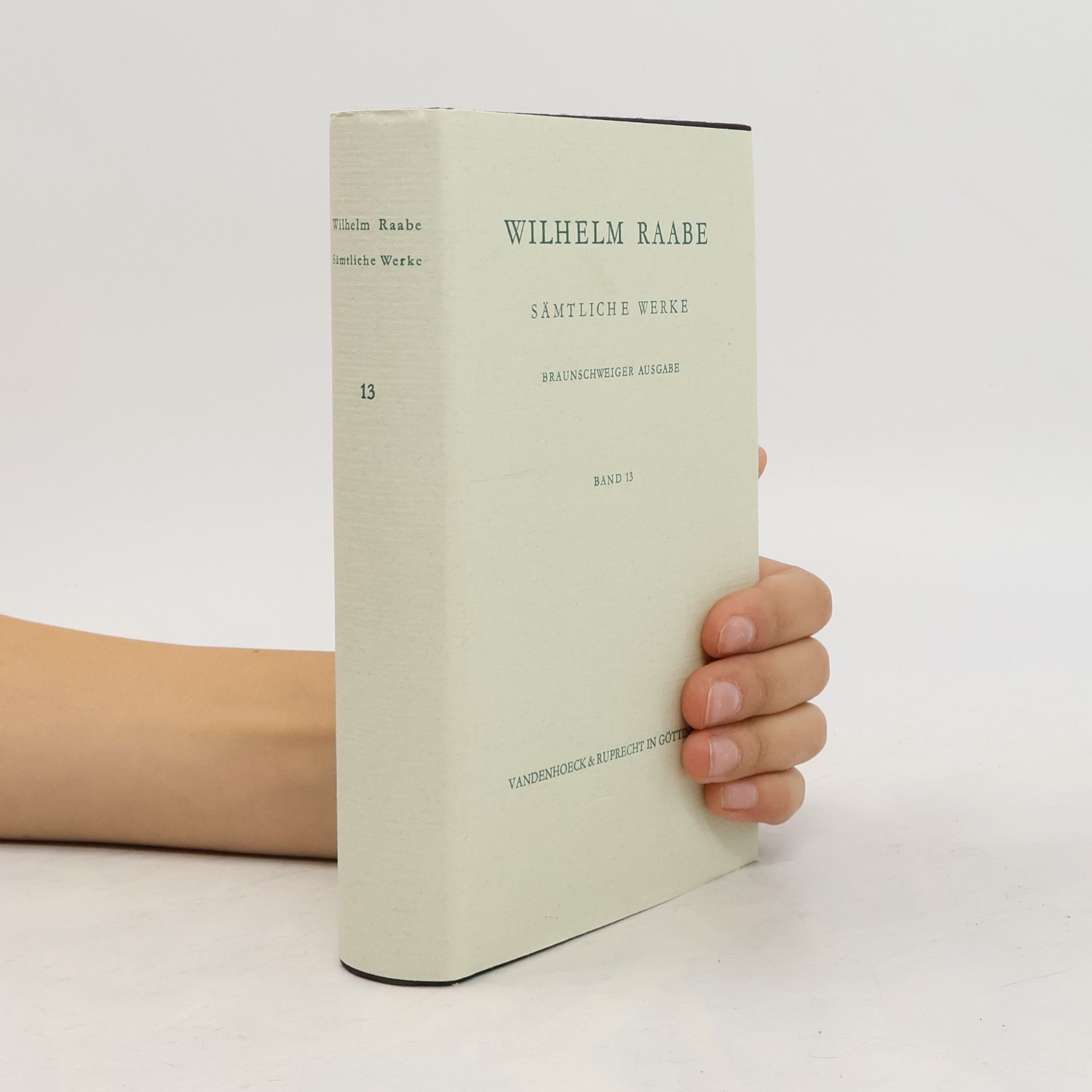 Wilhelm Raabe Sämtliche Werke 13